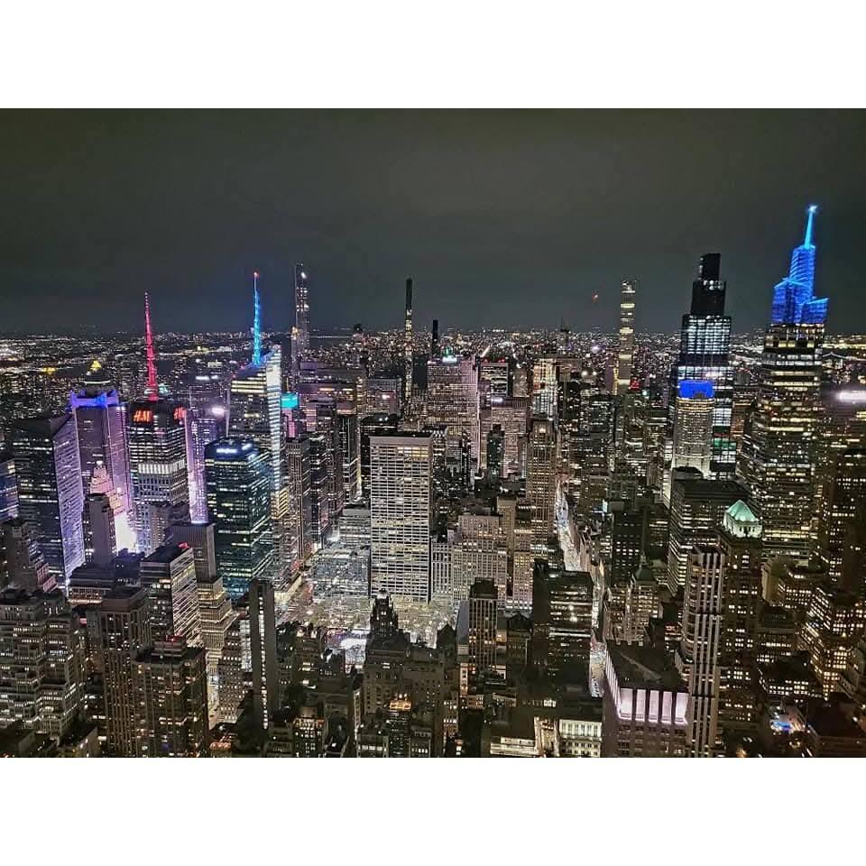 The view atop the Empire State Building