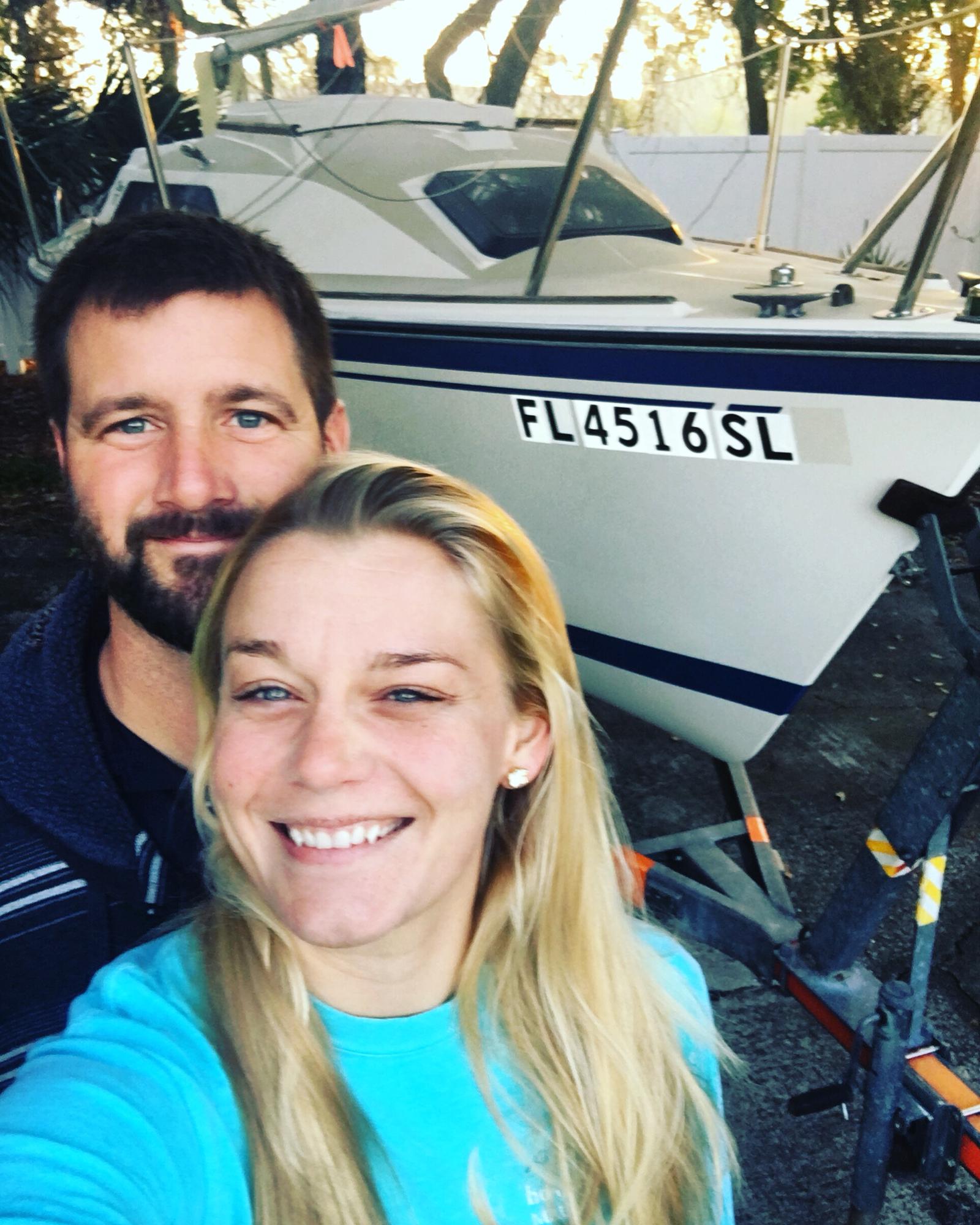 We saved up to buy a sailboat together, the "Tuki-Tuki."