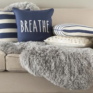 Glyph Breathe Throw Pillow