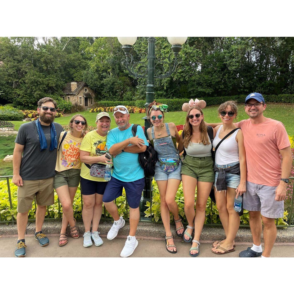 Epcot with Brad's dad's side of the family! (October 2022)
