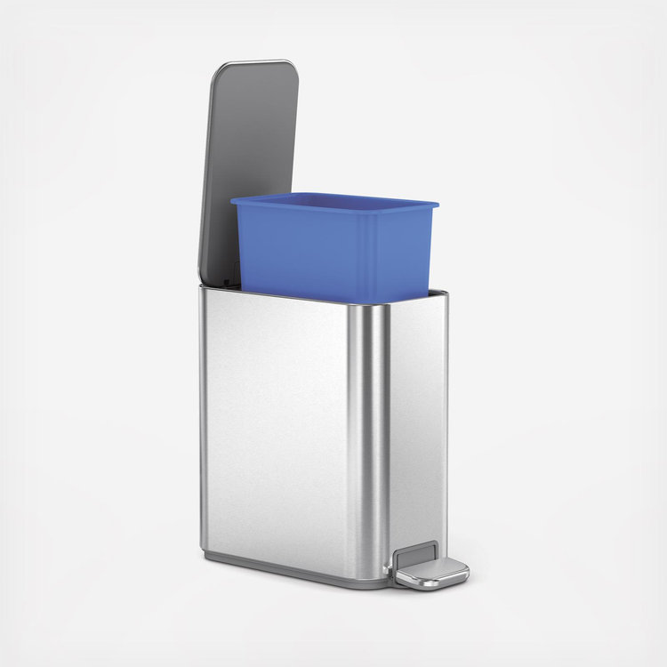 simplehuman, Small Bathroom Trash Can with Lid & Waste Basket | Zola