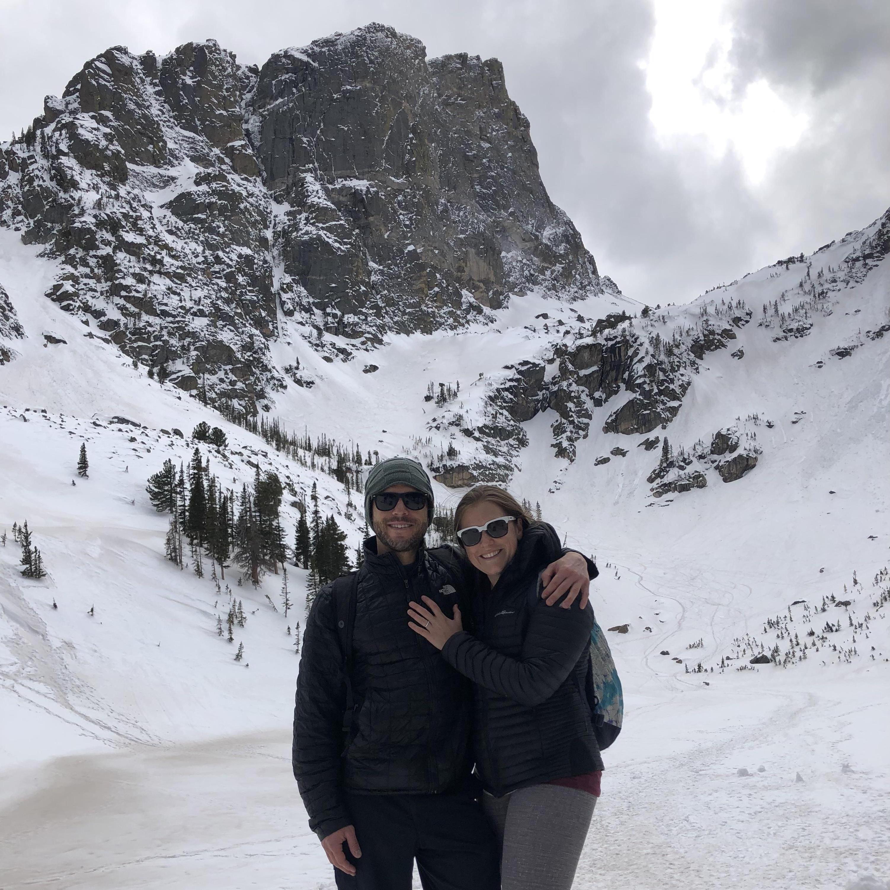 We spent the weekend after our engagement in Estes Park with dear friends Amber and Sean and went out for a little hike in RMNP before heading back to Denver. - April 2021