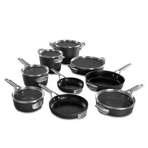 Calphalon® Premier Space Saving Hard Anodized Nonstick 15-Piece Cookware Set and Open Stock