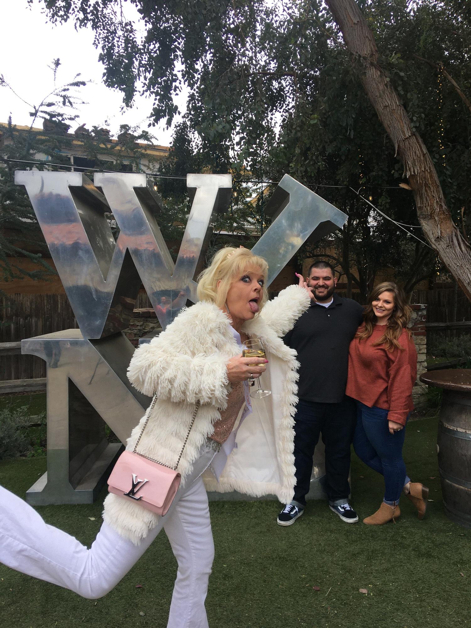 First time wine tasting and being on a party bus