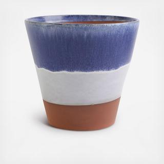 Garden Navy Ombre Cachepot