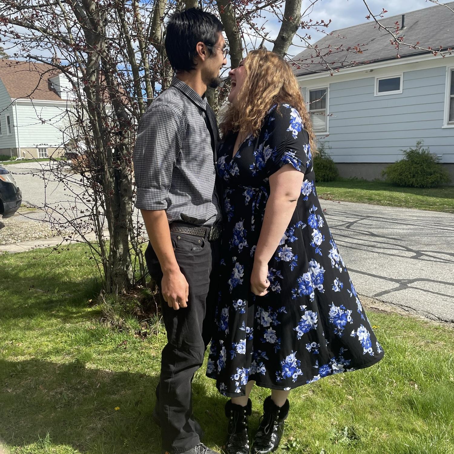 First time he met my parents Easter 🐣