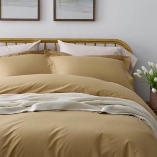 Company Cotton 4-Piece Garment Washed Percale Sheet Set