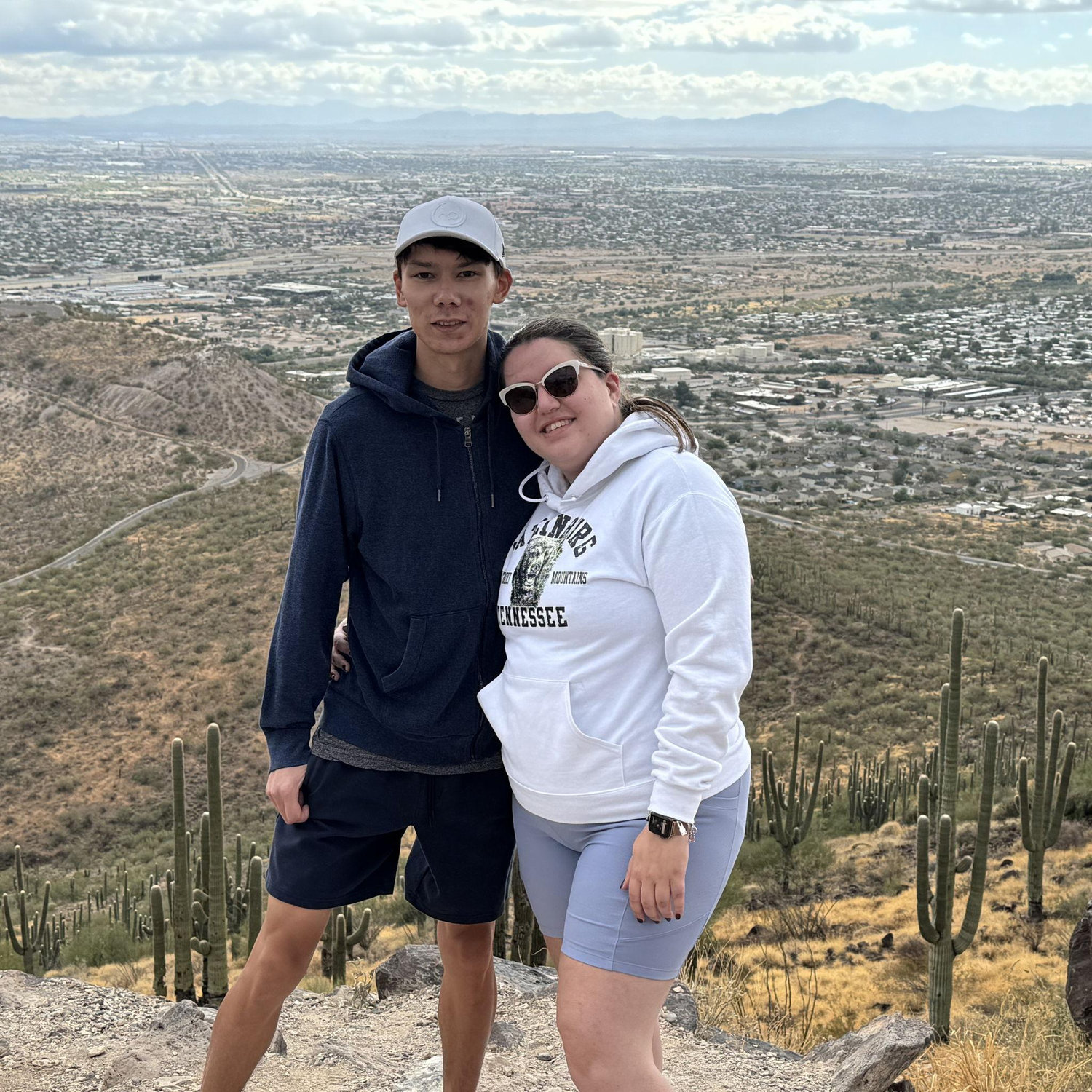We took this on a hike in Arizona, where we met some of our online friends in person for the first time, including Saul and Jay!