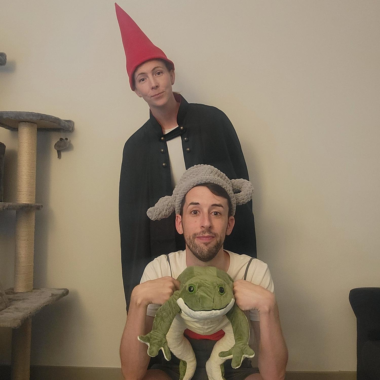 First couple's costume - Greg and Wirt! Halloween 2024