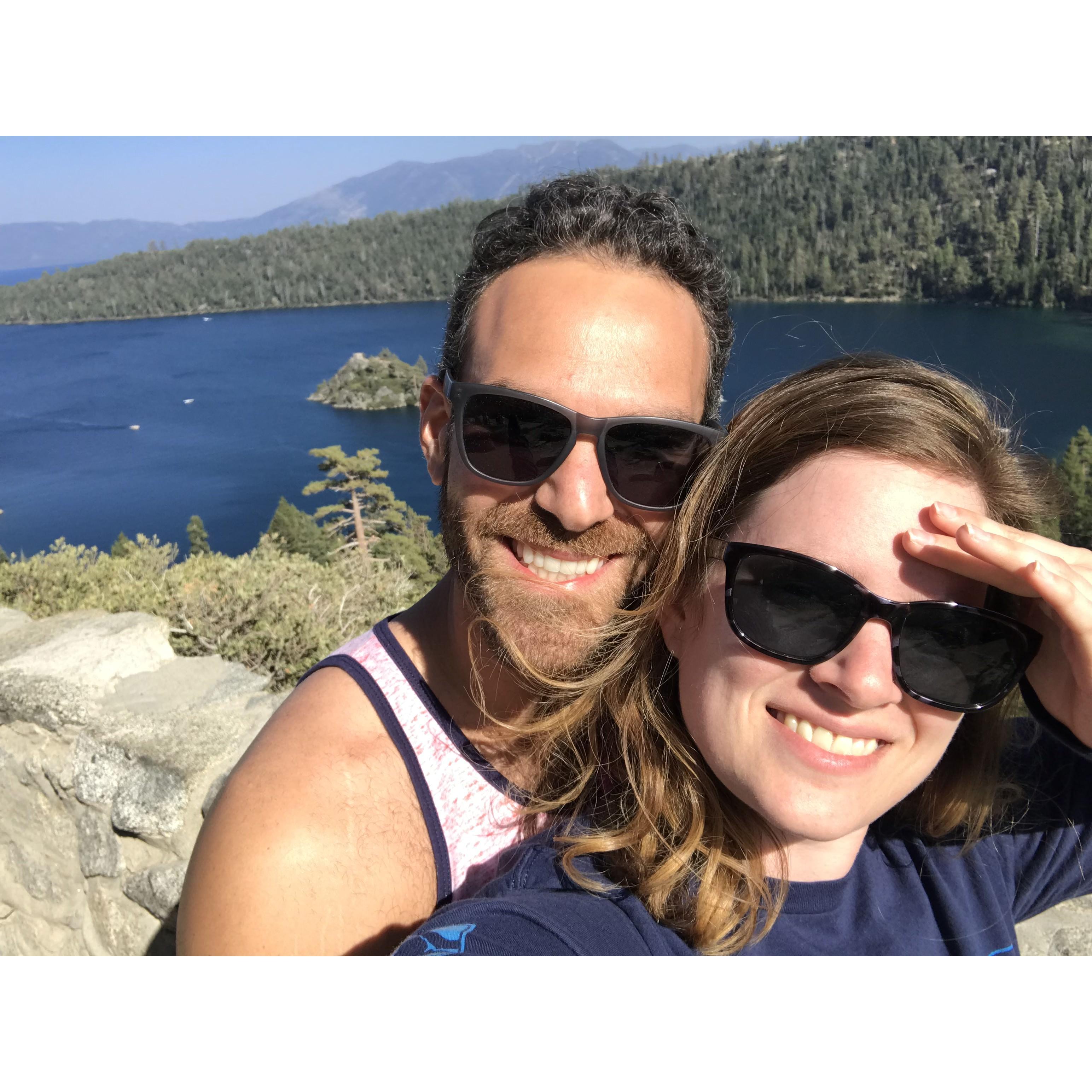 Amanda’s first time at Emerald Bay, Lake Tahoe.
August 2018