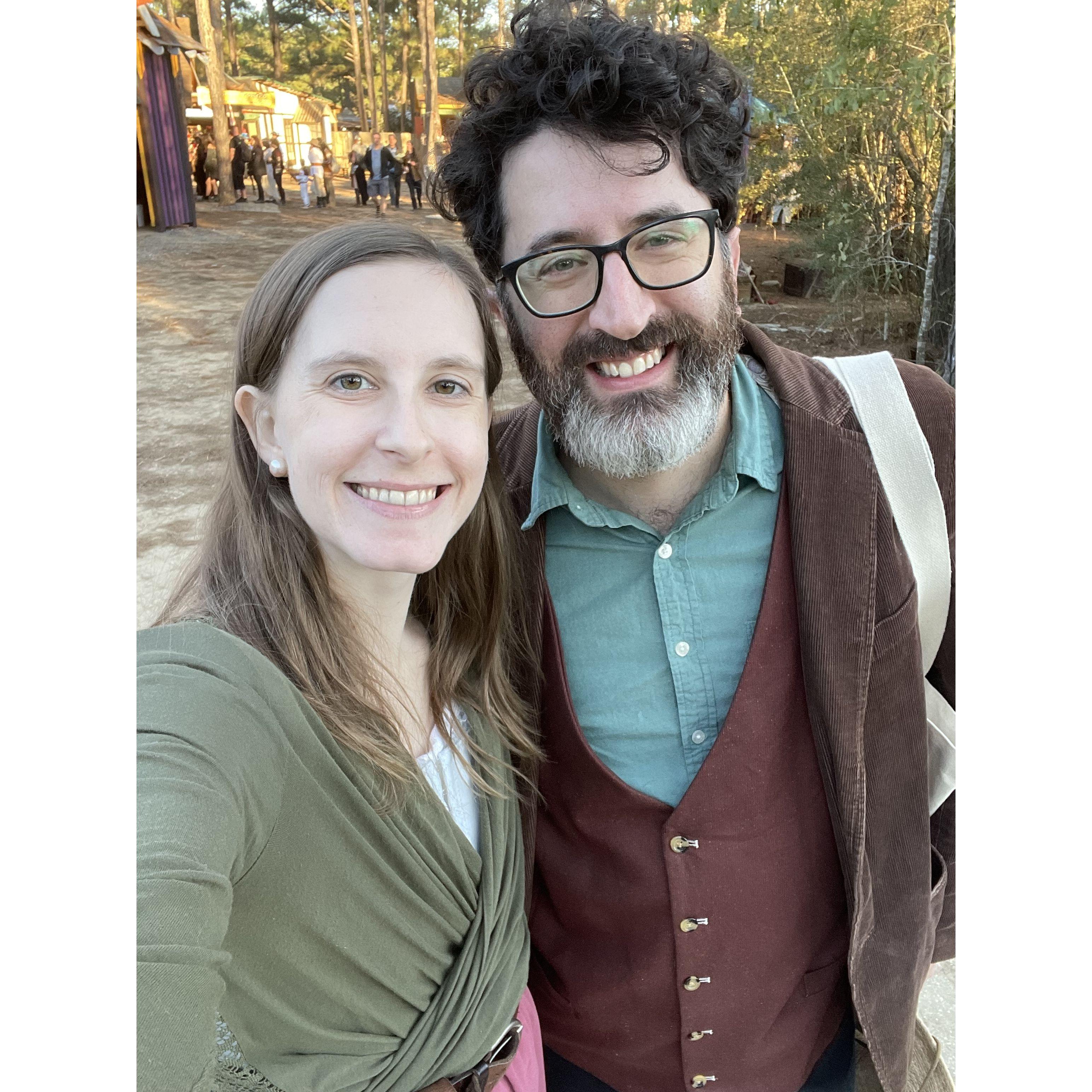 At the Louisiana Renaissance Festival, November 2024