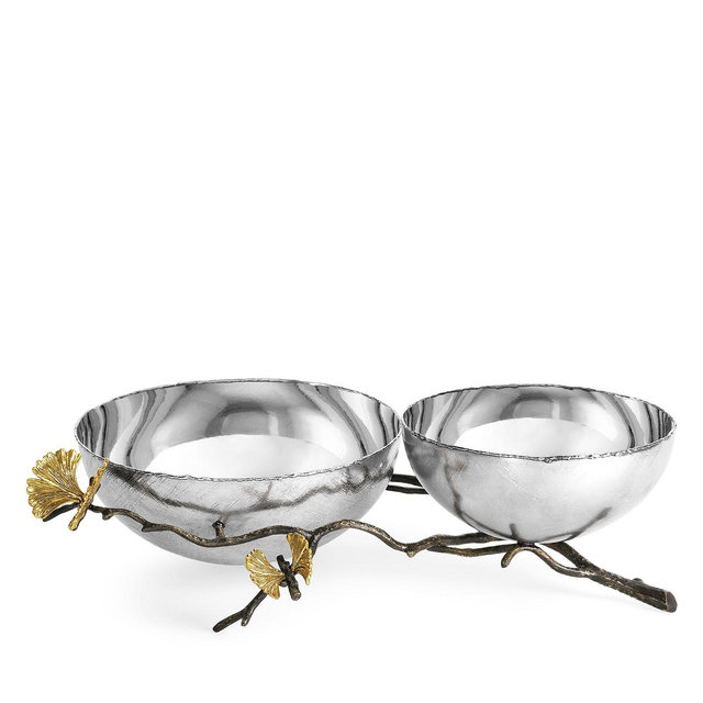 Michael Aram Butterfly Ginkgo Double Dish