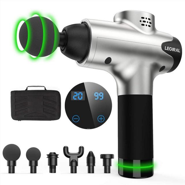 Legiral LE3 Massage Gun for Athletes, Portable Body Muscle Massager(White)