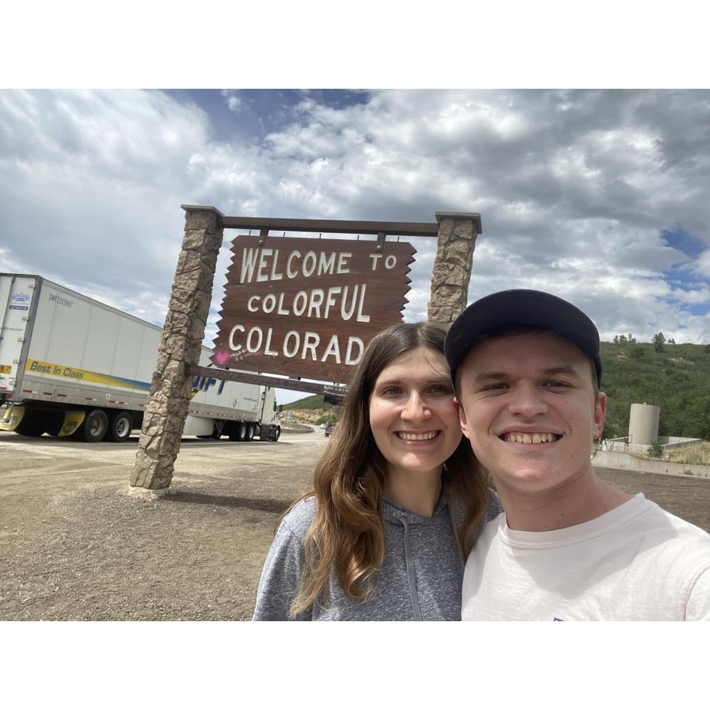 Road trip to Colorado, survived 13 hours in the car together!