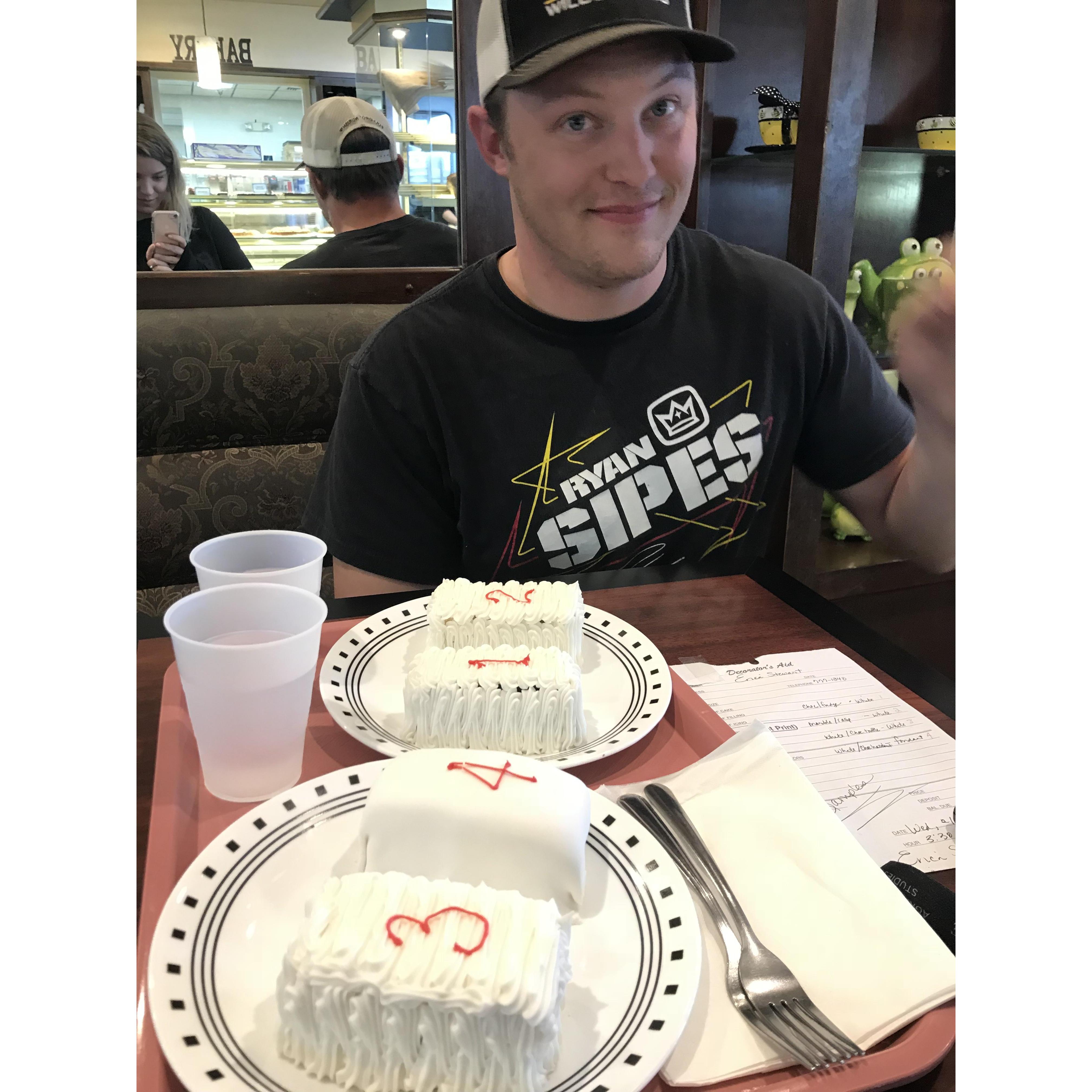 Cake tasting!