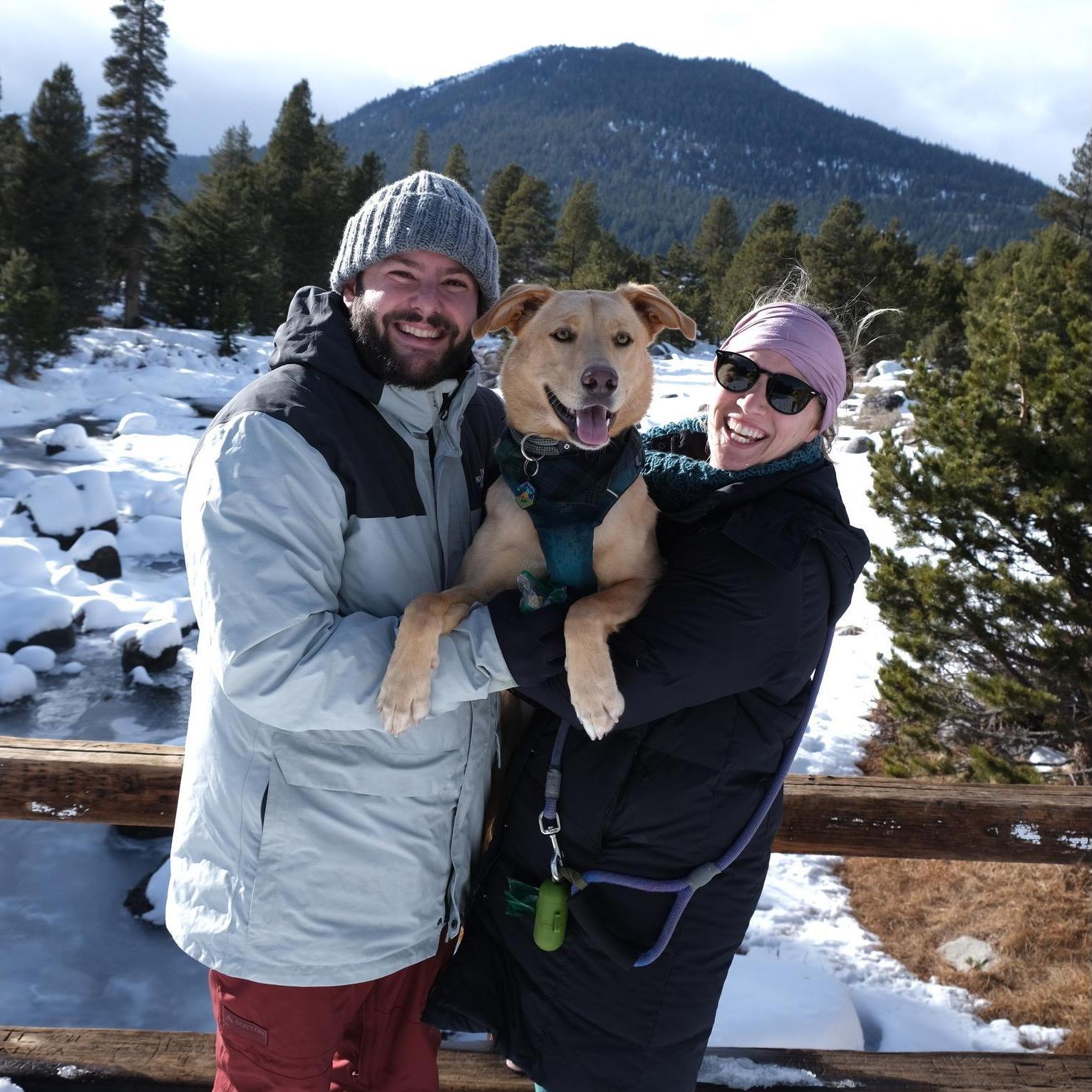 Two of our favorite things: Sadie & the mountains!