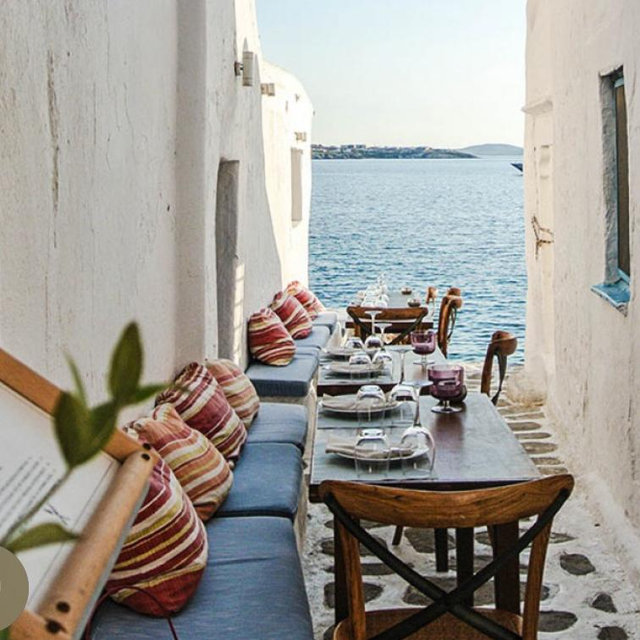 Dinner night in Santorini