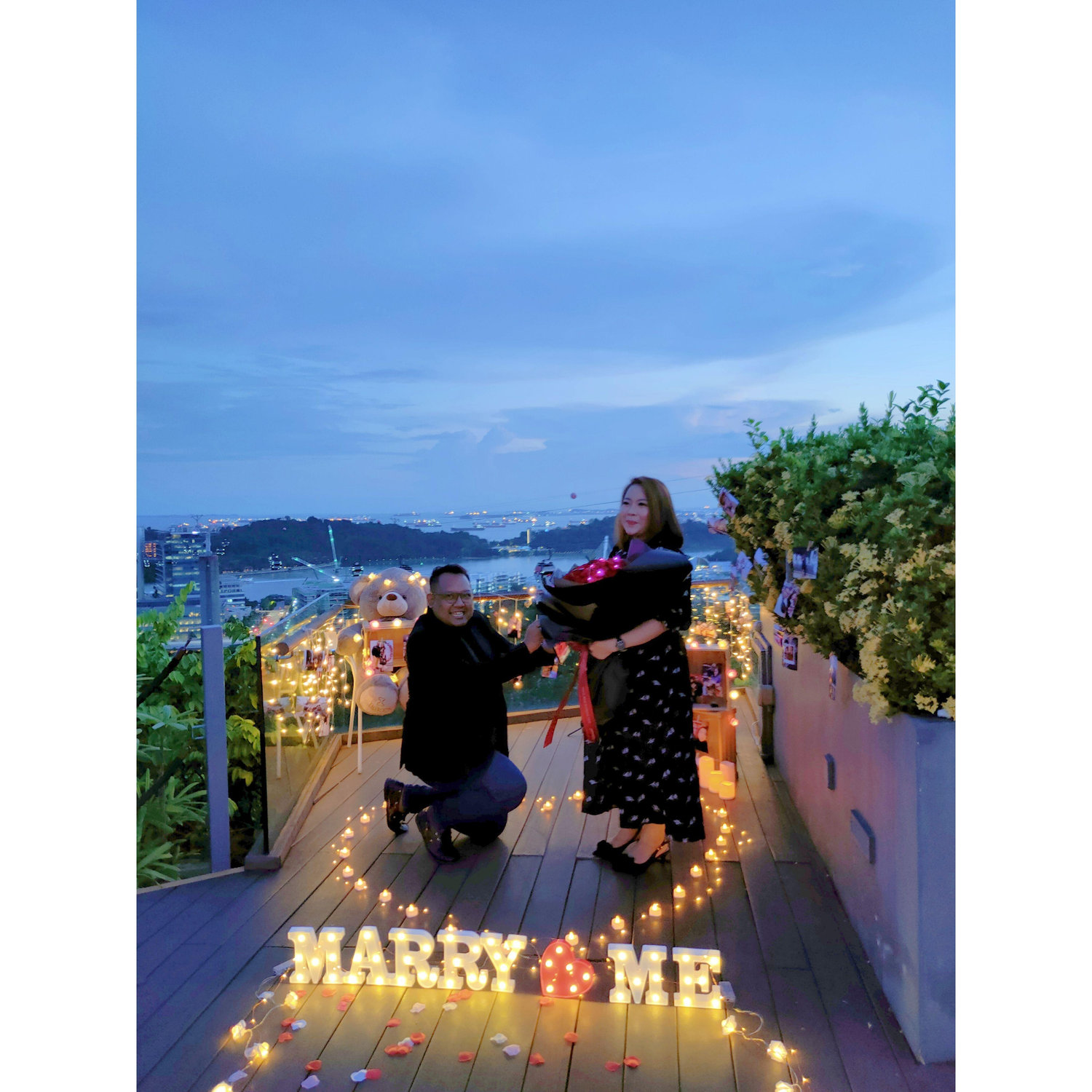 She said "YES"!!!