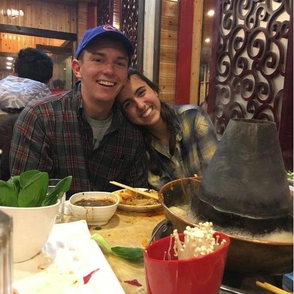 When Collin came to visit Alicia in Beijing! This is when they officially became girlfriend and boyfriend