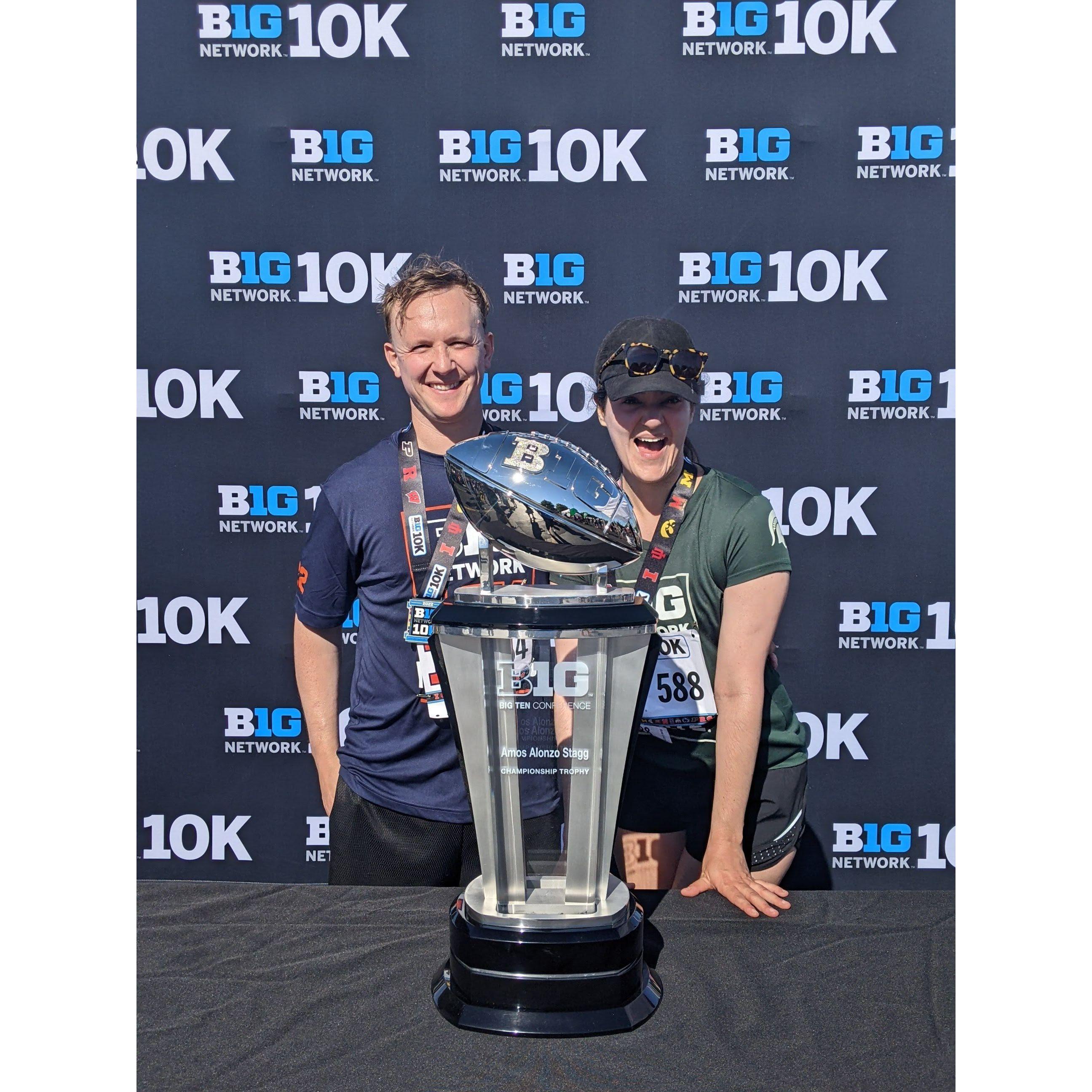 Big 10 10K, Summer 2022 (we won)