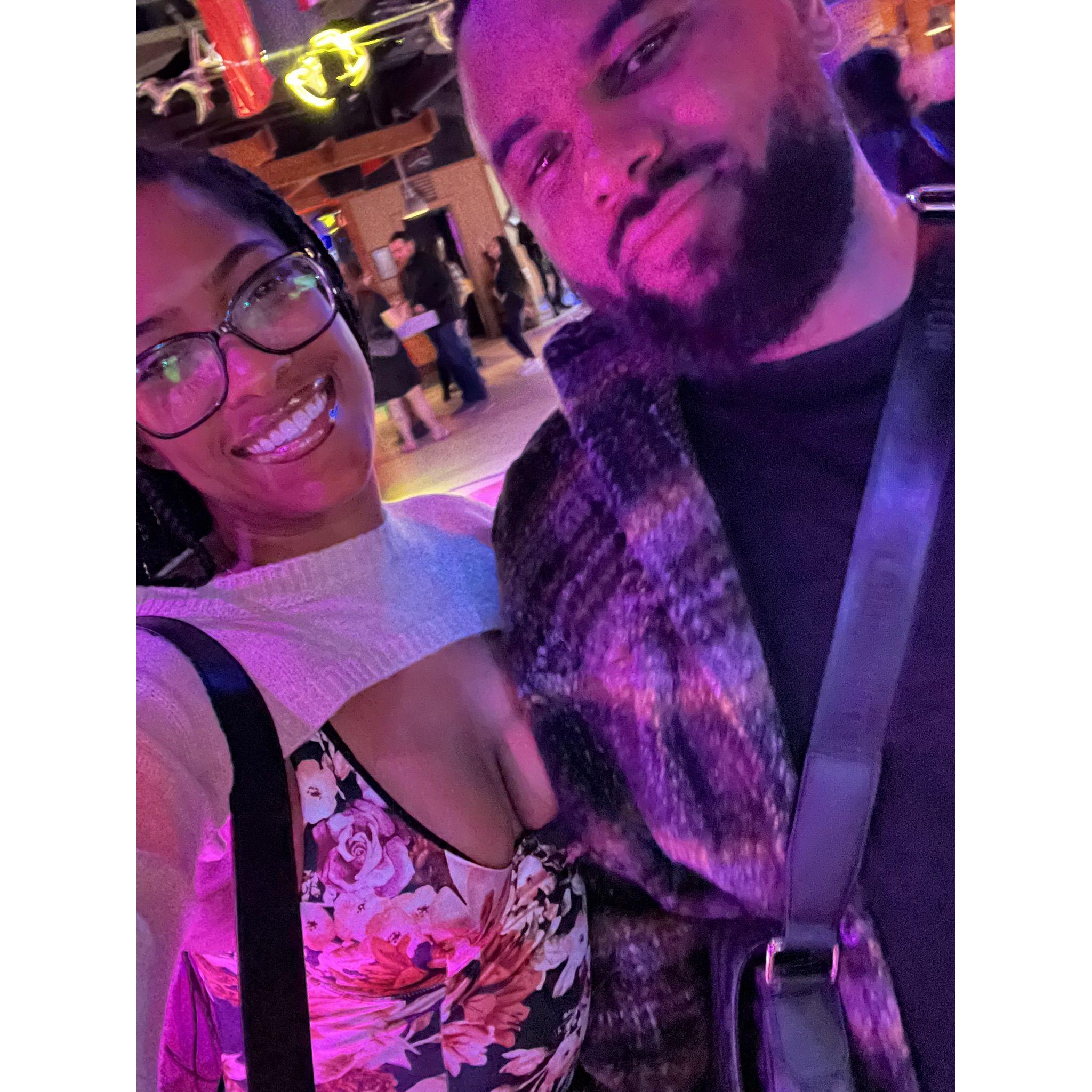 A night out with friends.