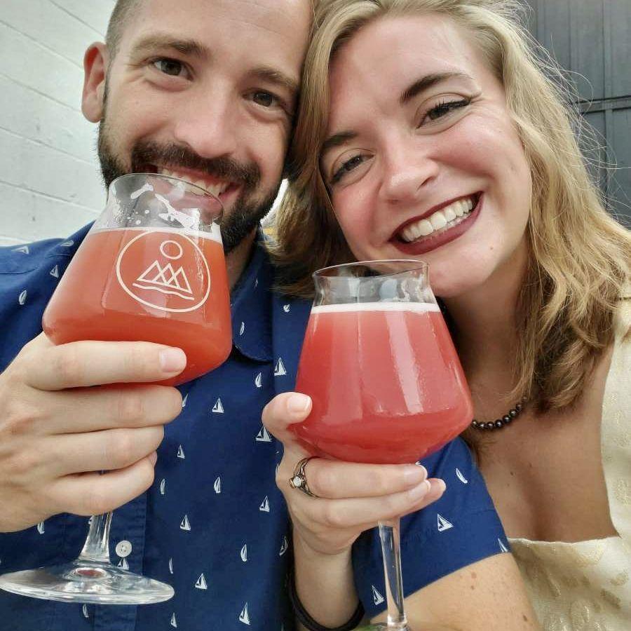 July 2021 - Have you ever seen us without a drink in our hands? Jamie and Corinne's first visit to their favorite brewery - Hudson Valley Brewing