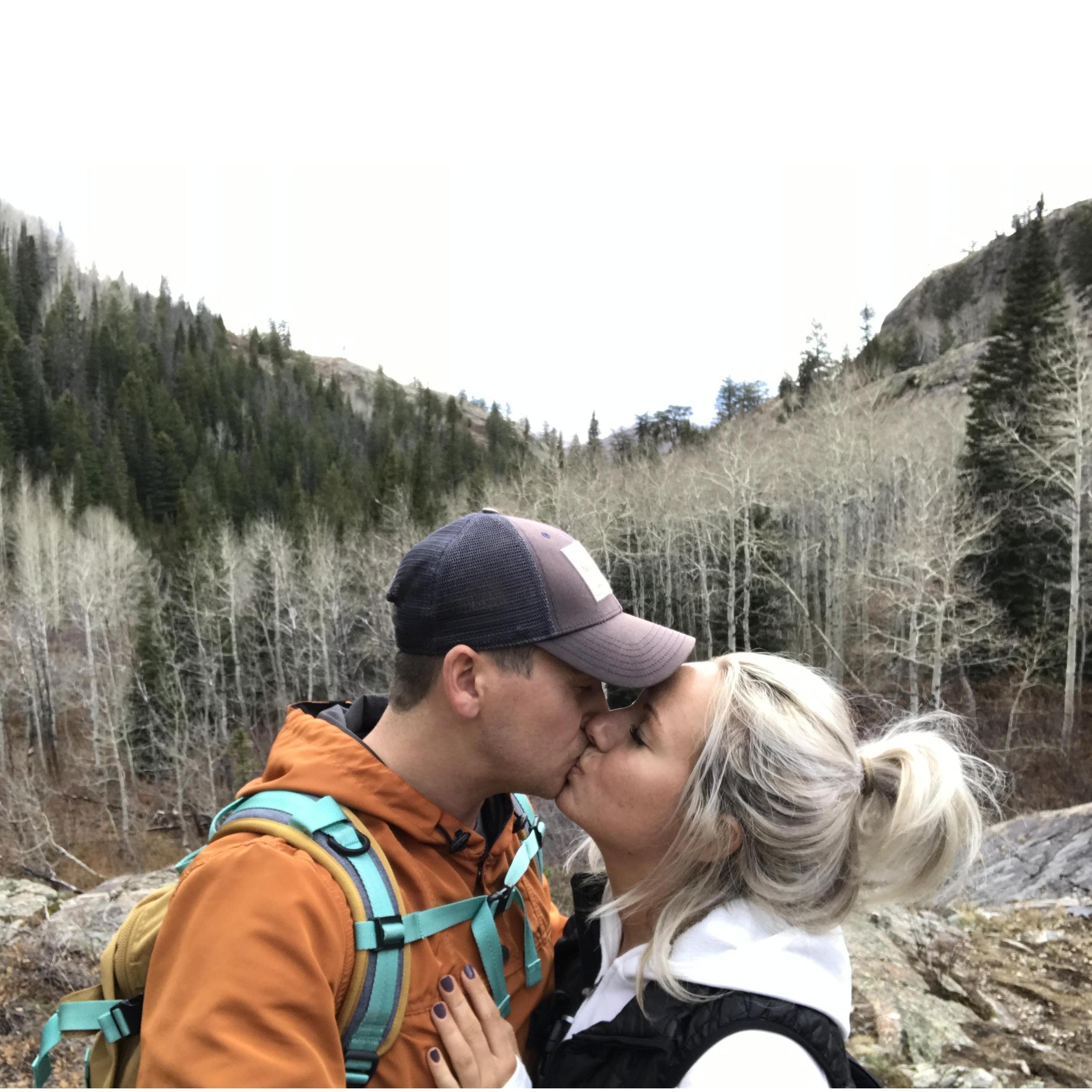 Our first hike (also where we got engaged 6 years later)