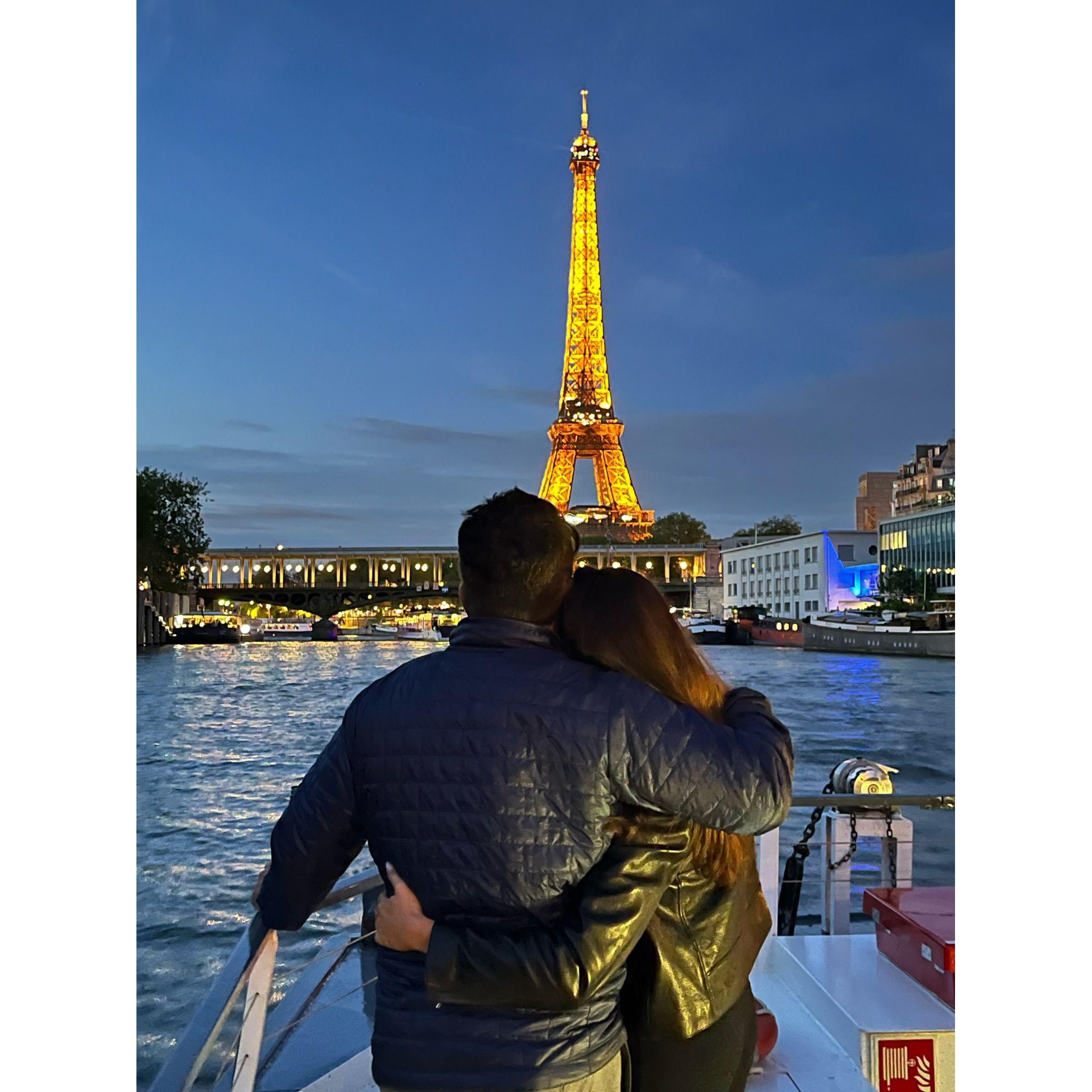 Paris, France - May, 2023 - We were engaged a few days later.