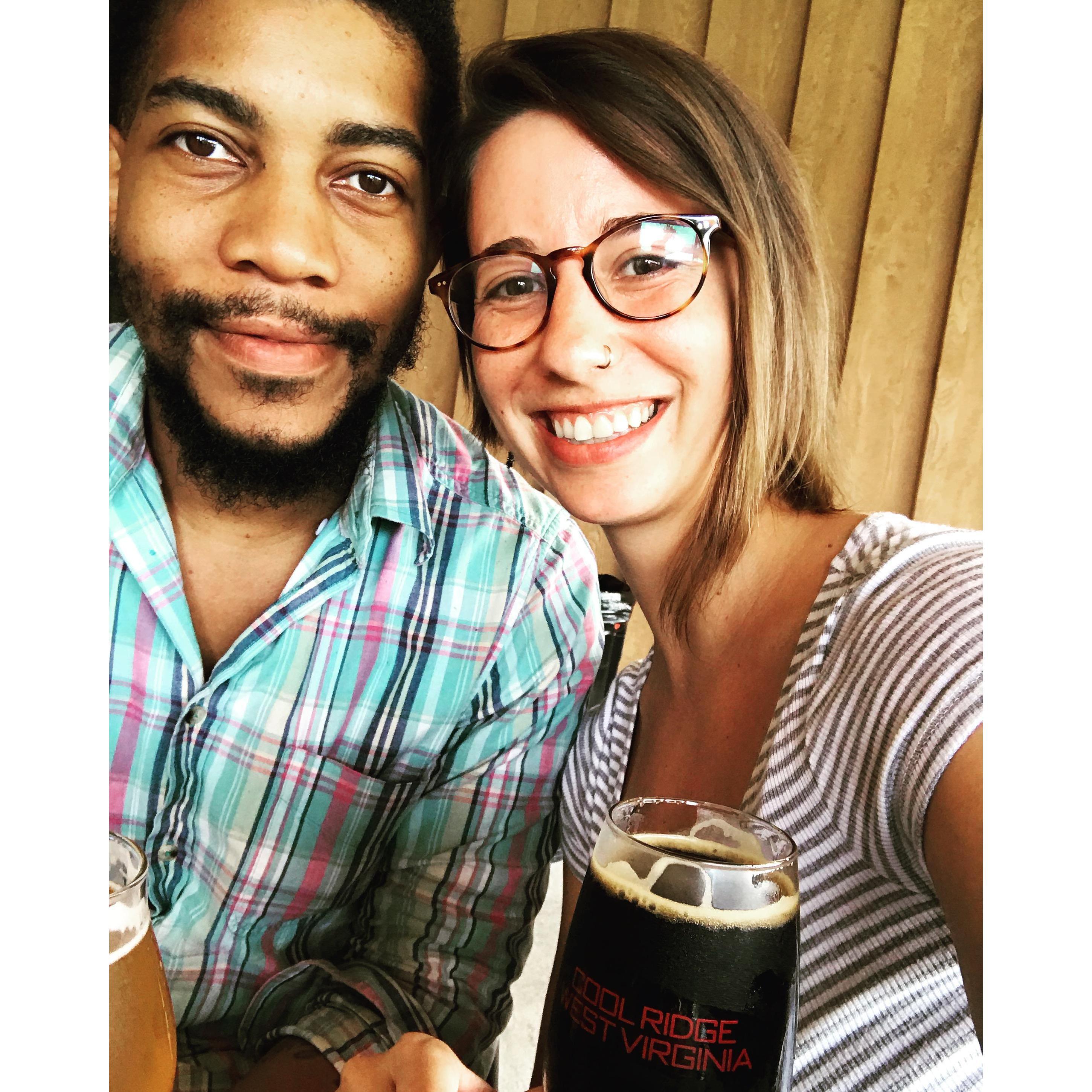 Our first trip to WV - we also went whitewater rafting during this trip!