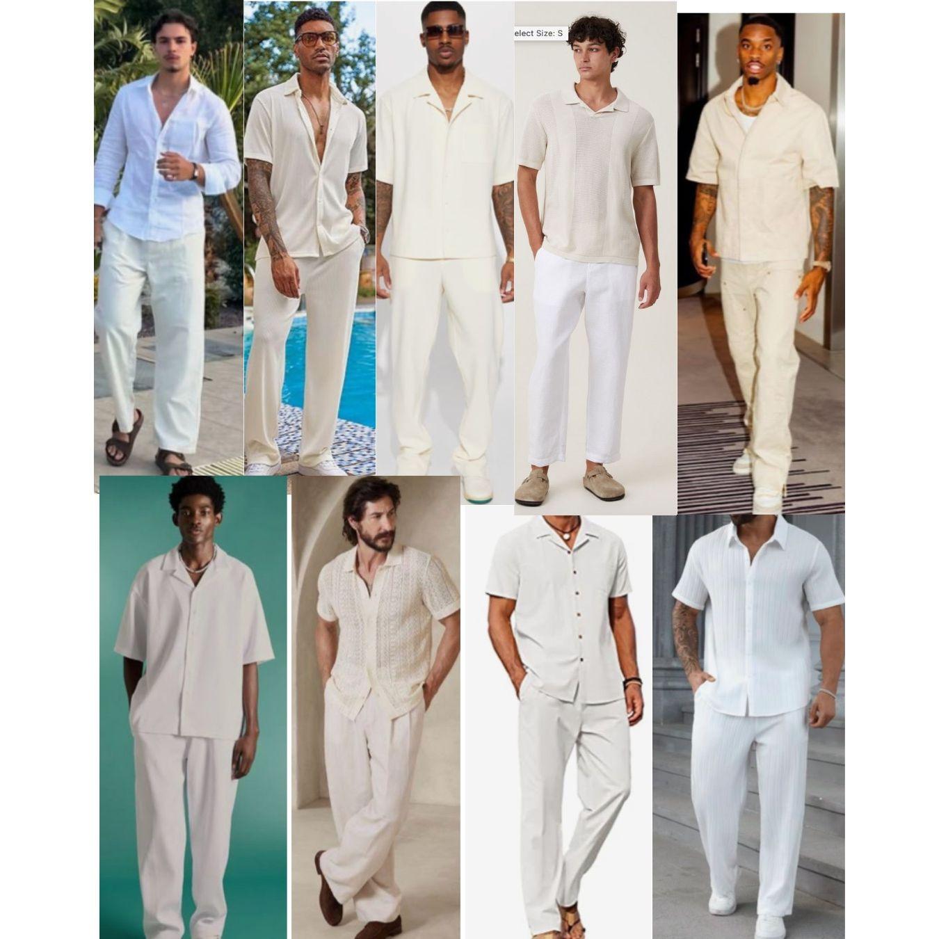 All-White Welcome Event for the men.