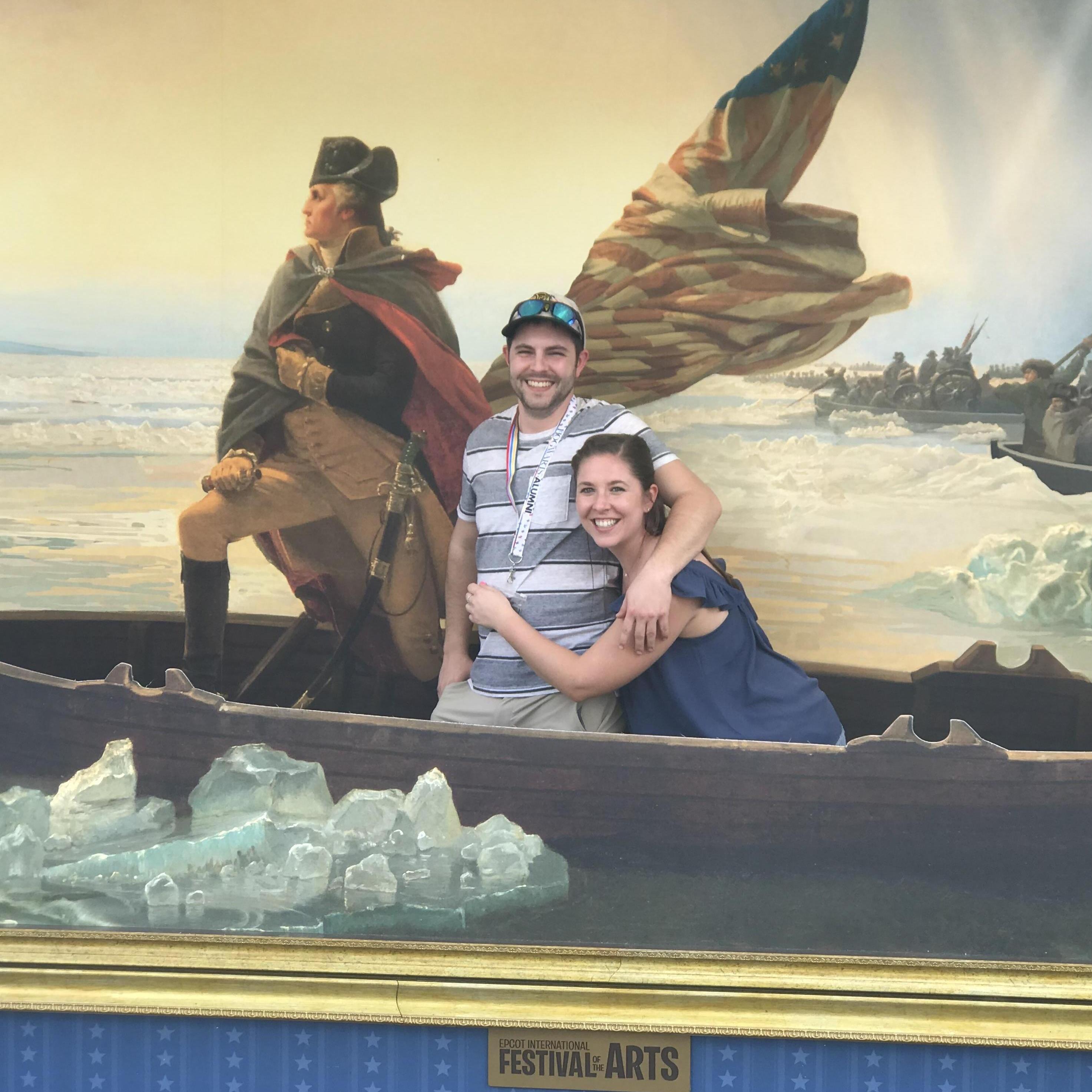 We also "Drank Around the World," in Epcot! This was in good ole' America!