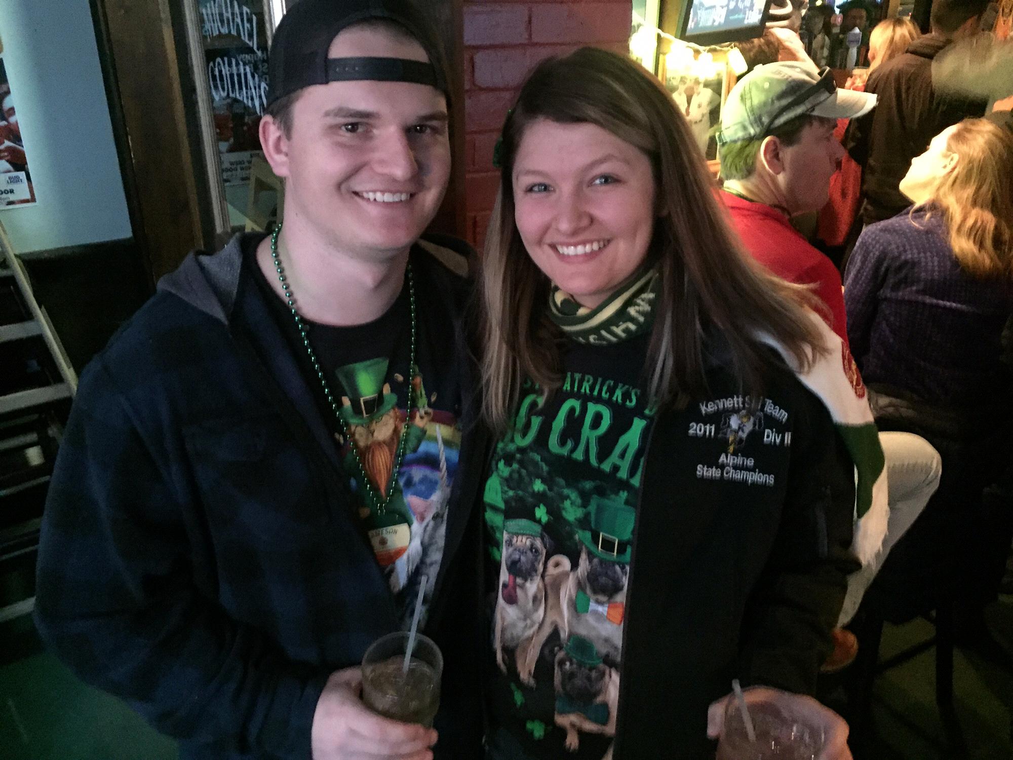 Celebrating St. Patrick’s day at the Shannon Door!