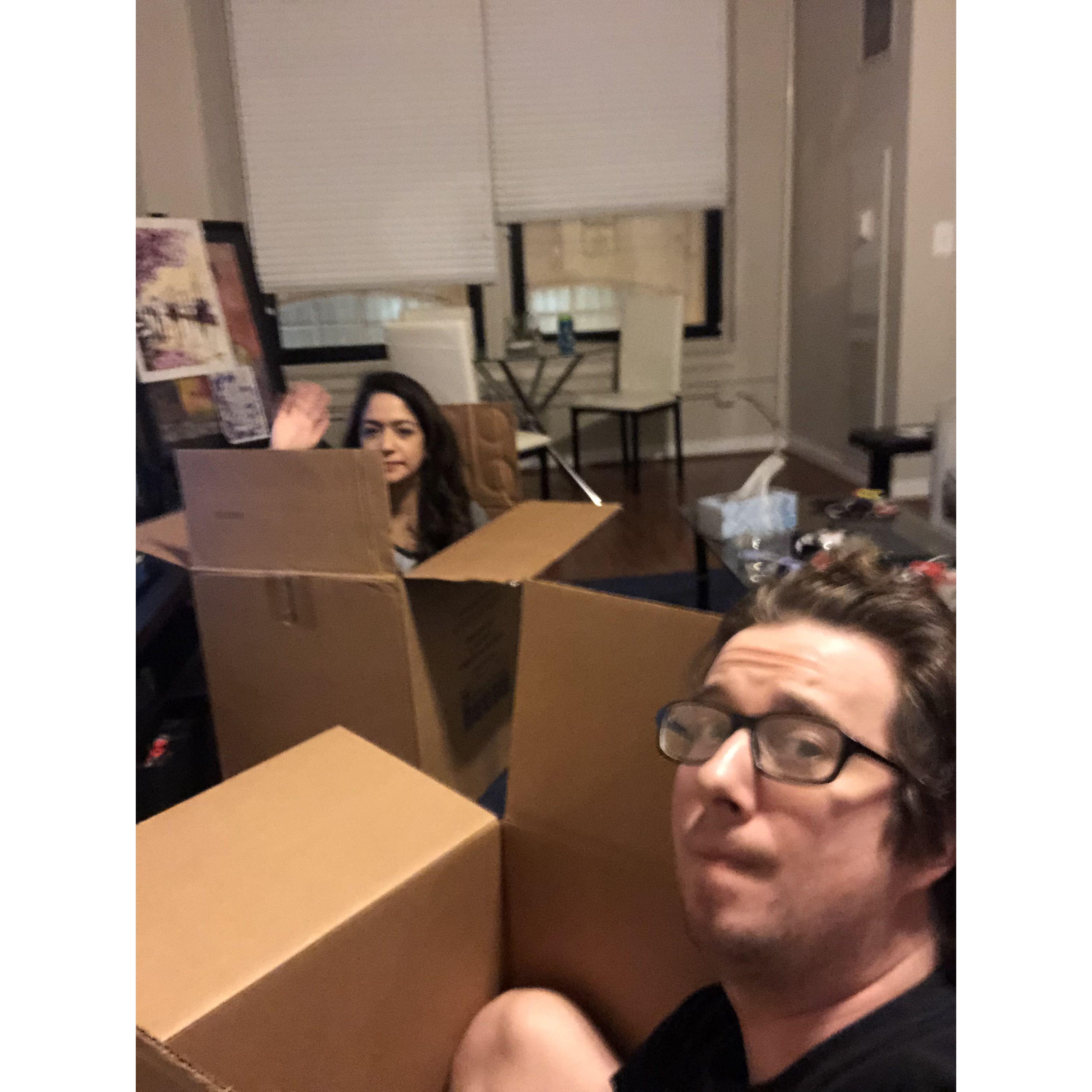 That one time we got tired of packing to move into our first home together
