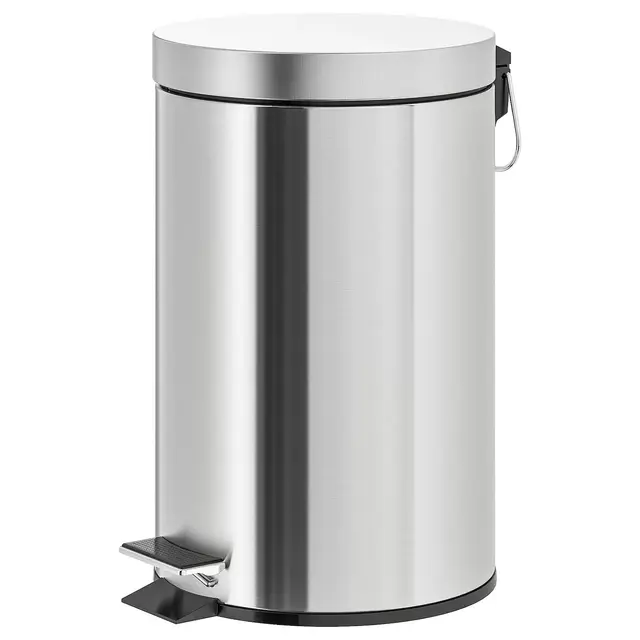 STRAPATS Pedal bin, stainless steel 3 gallon