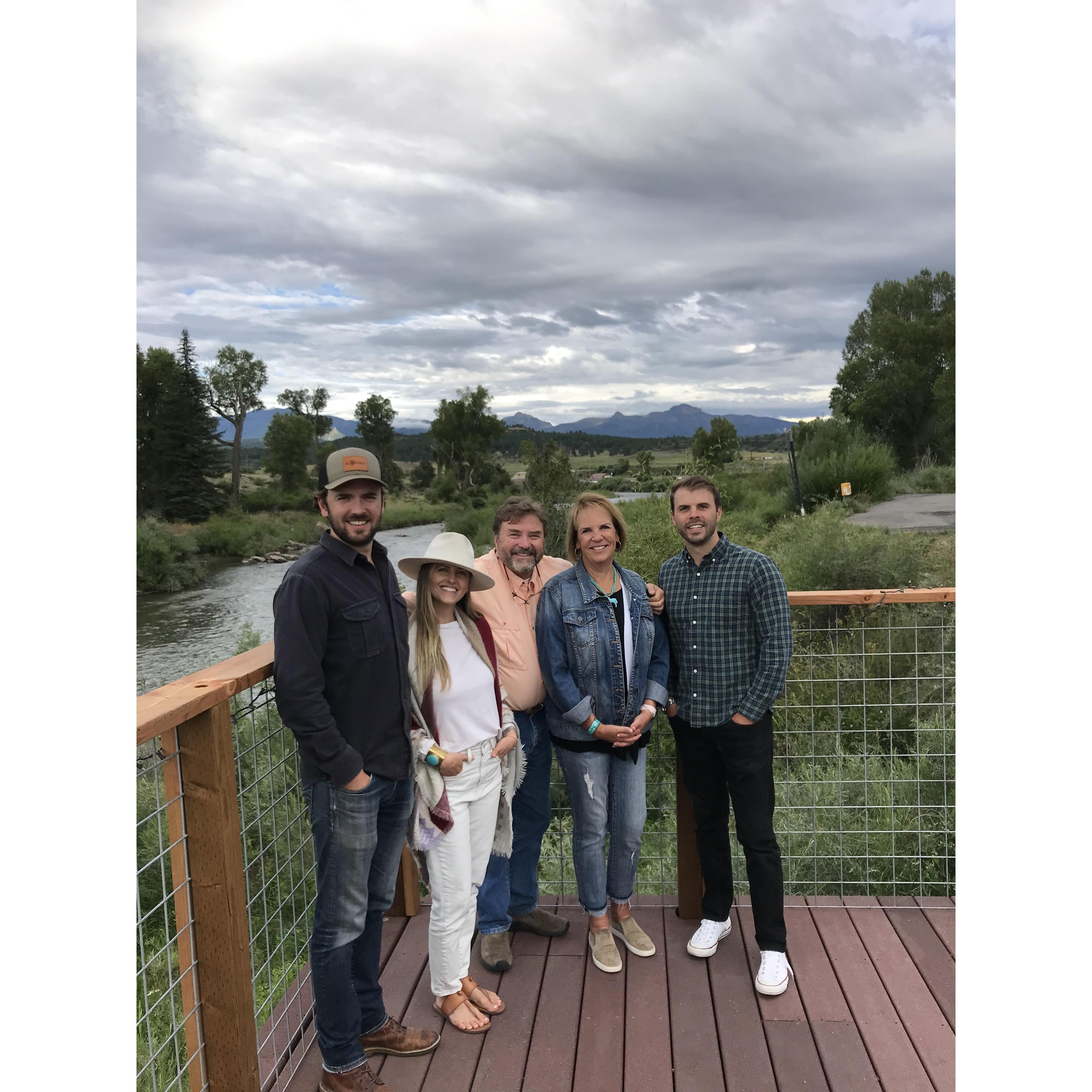 Greg's Family in their home-away-from-home, Pagosa Springs, CO | 2019