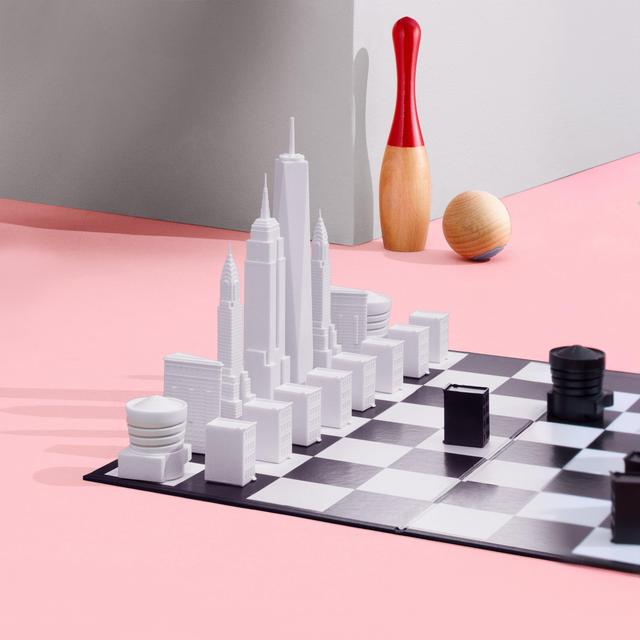NYC Skyline Chess Set