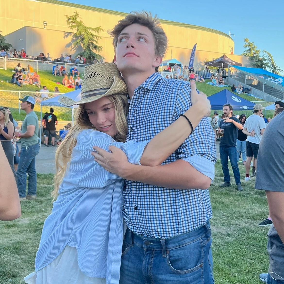 First hugs are usually awkward...right ??!