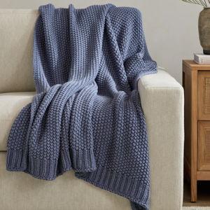 Cotton Fisherman Throw - Mineral