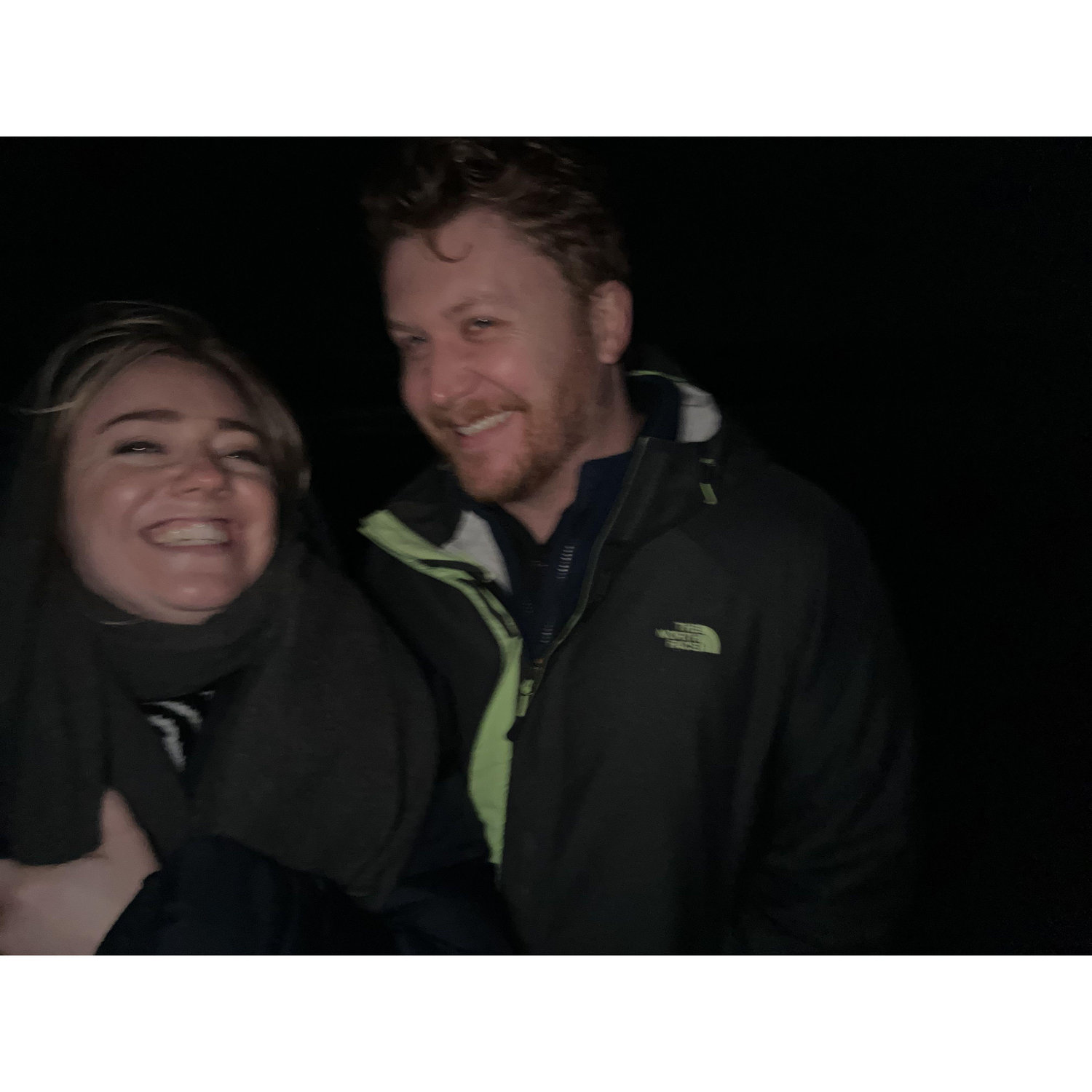 On the beach at night, no one can tell who farted