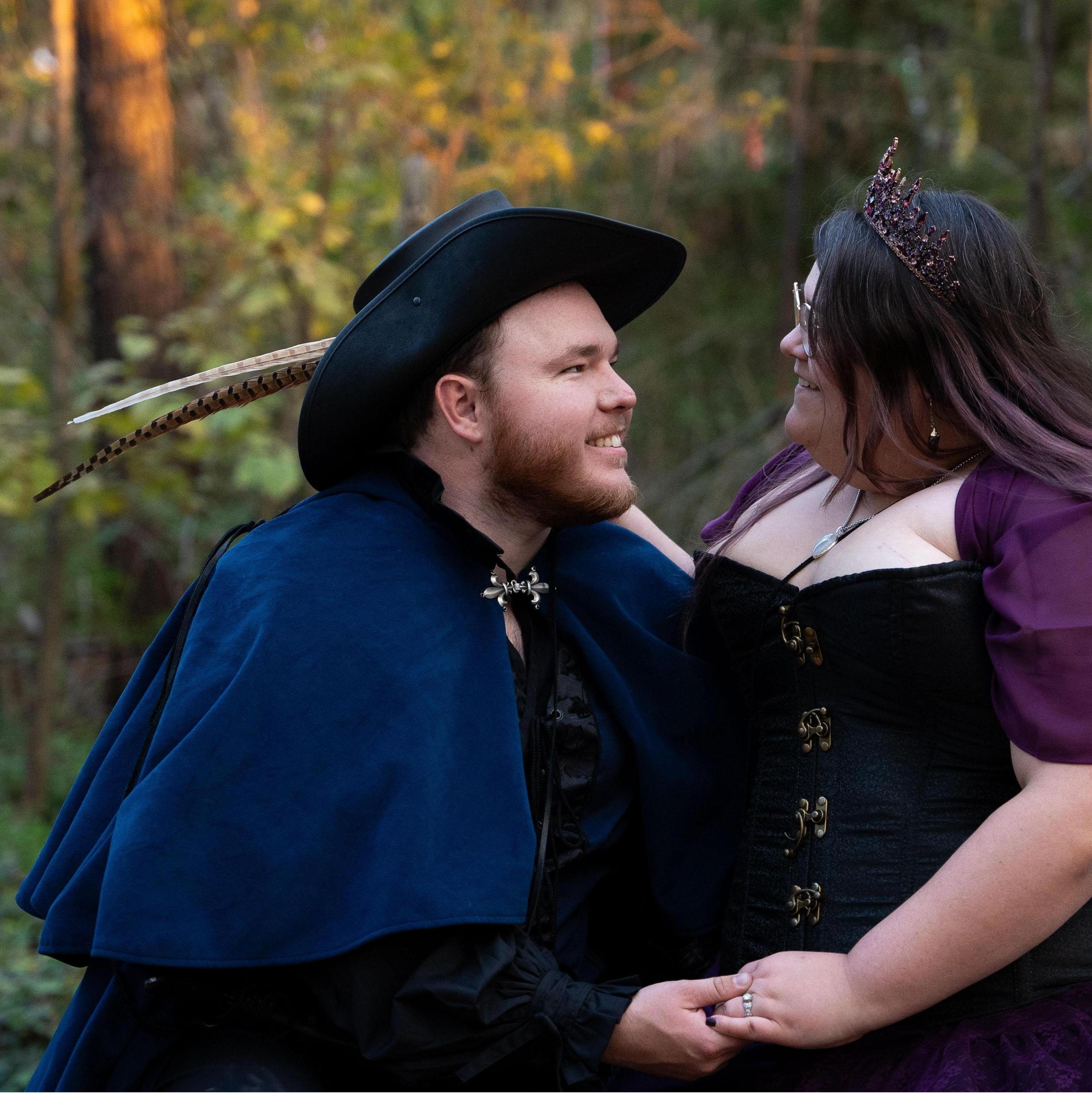 I wanted to propose at our special place; the Texas Renaissance Festival where we share so much history together. I can't wait to take our kids here. - C