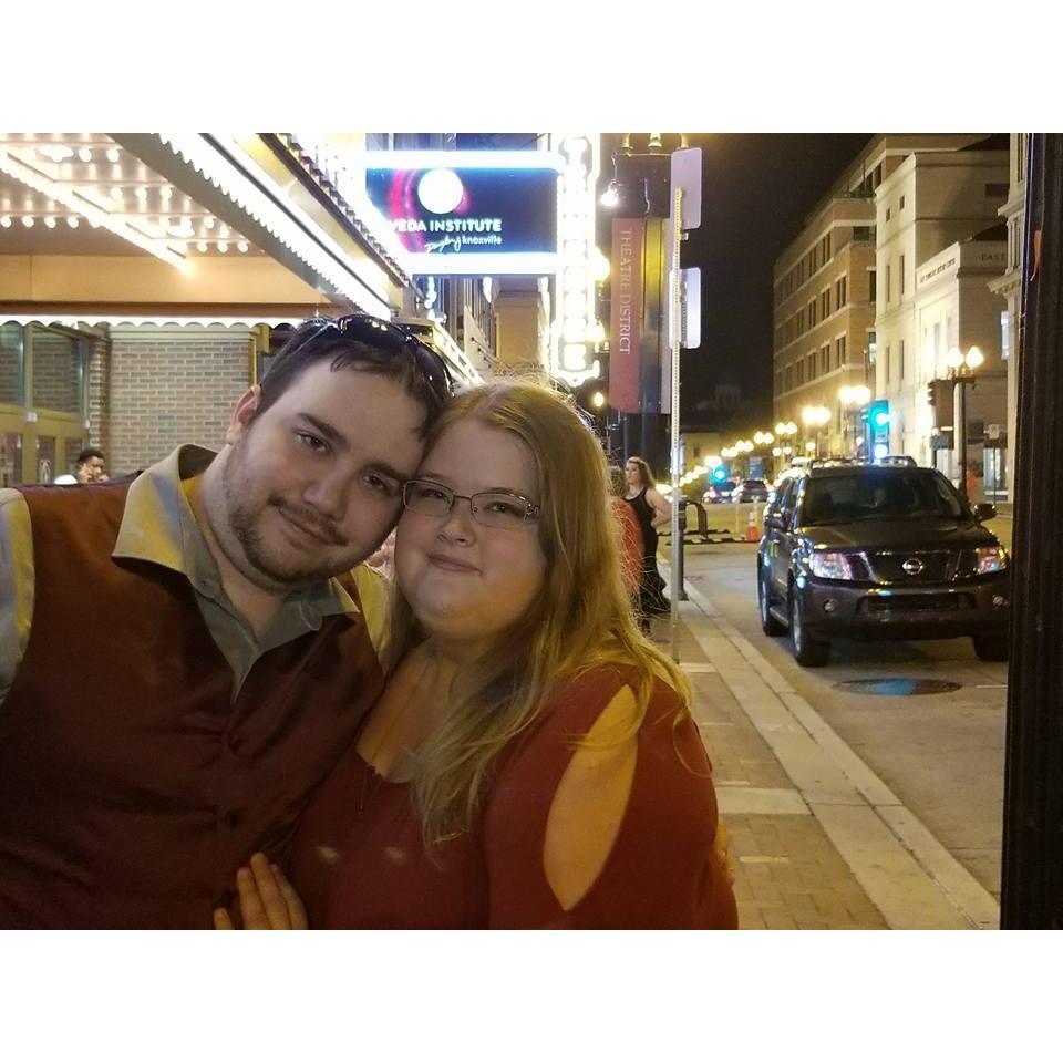 Amber and Matt's first double date with their friends in Knoxville.  They ate at Downtown Grill and Brewery and then watched Spiderman Homecoming at the downtown movie theater!