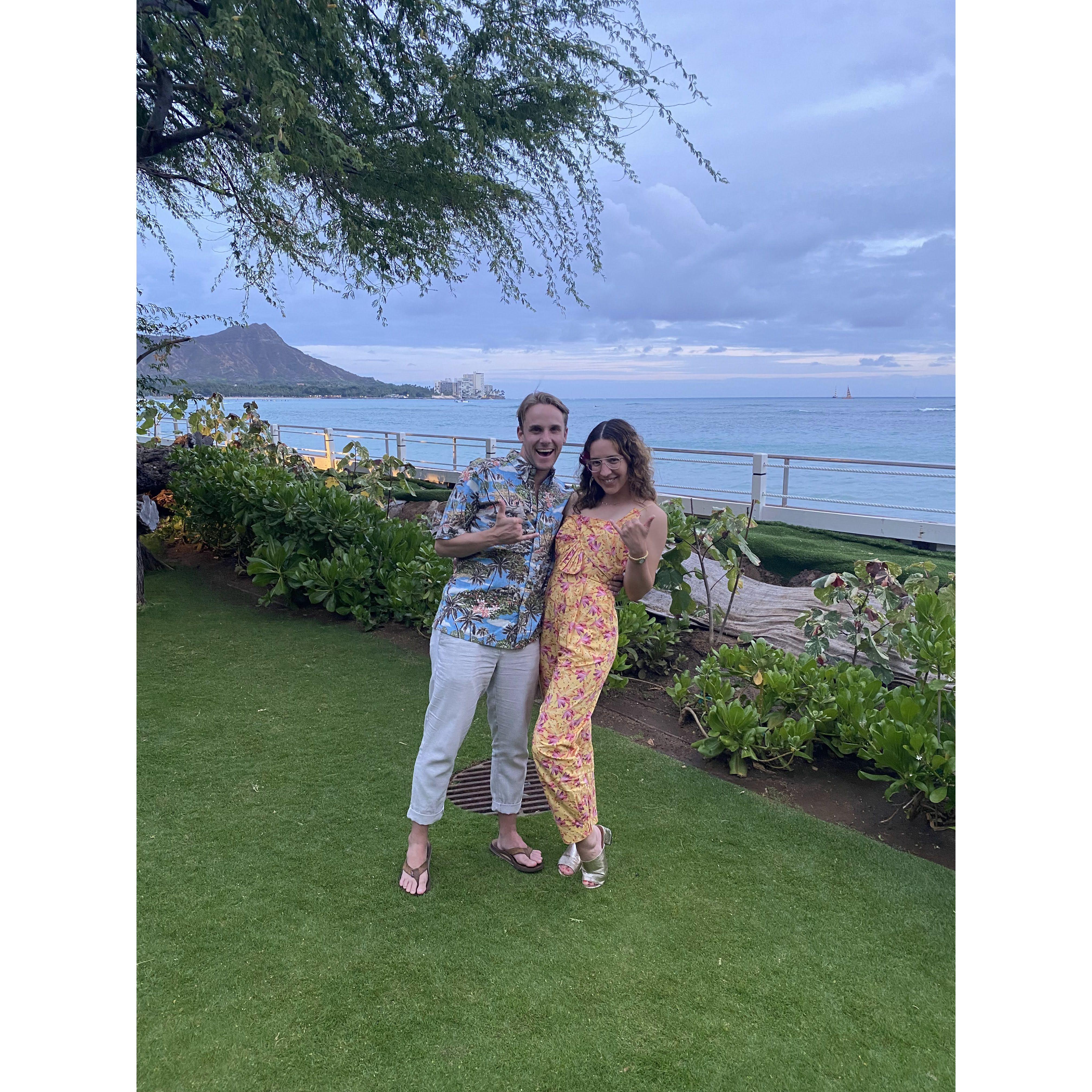 Hanging on Oahu for Sophie & Arjun's wedding, where Michael met the whole fam