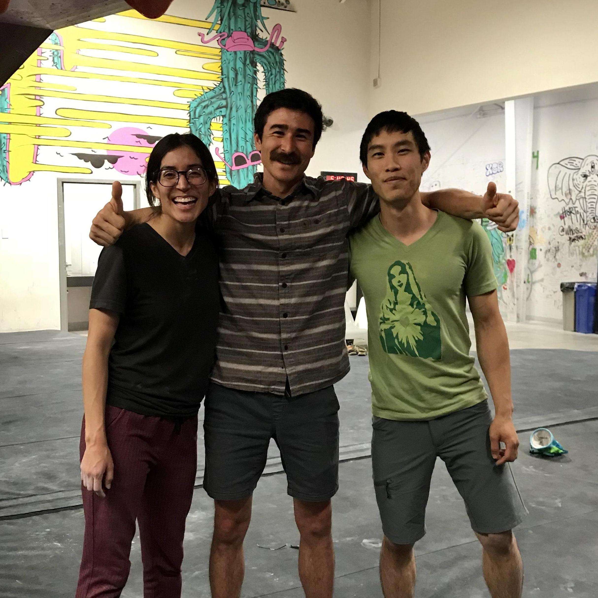 Getting psyched with the one and only mustache king, Keenan Takahashi!