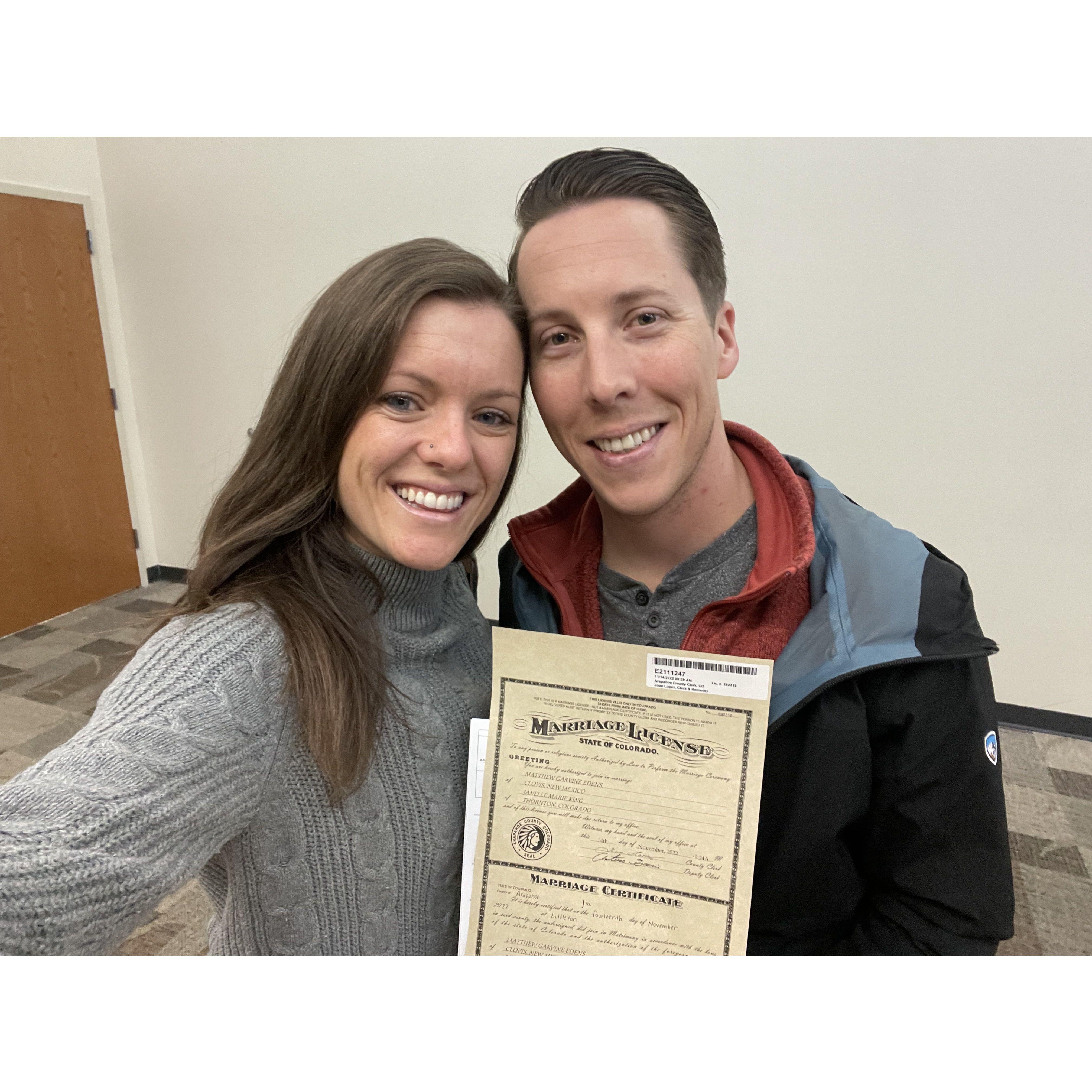 Legal Marriage - Nov 14, 2022