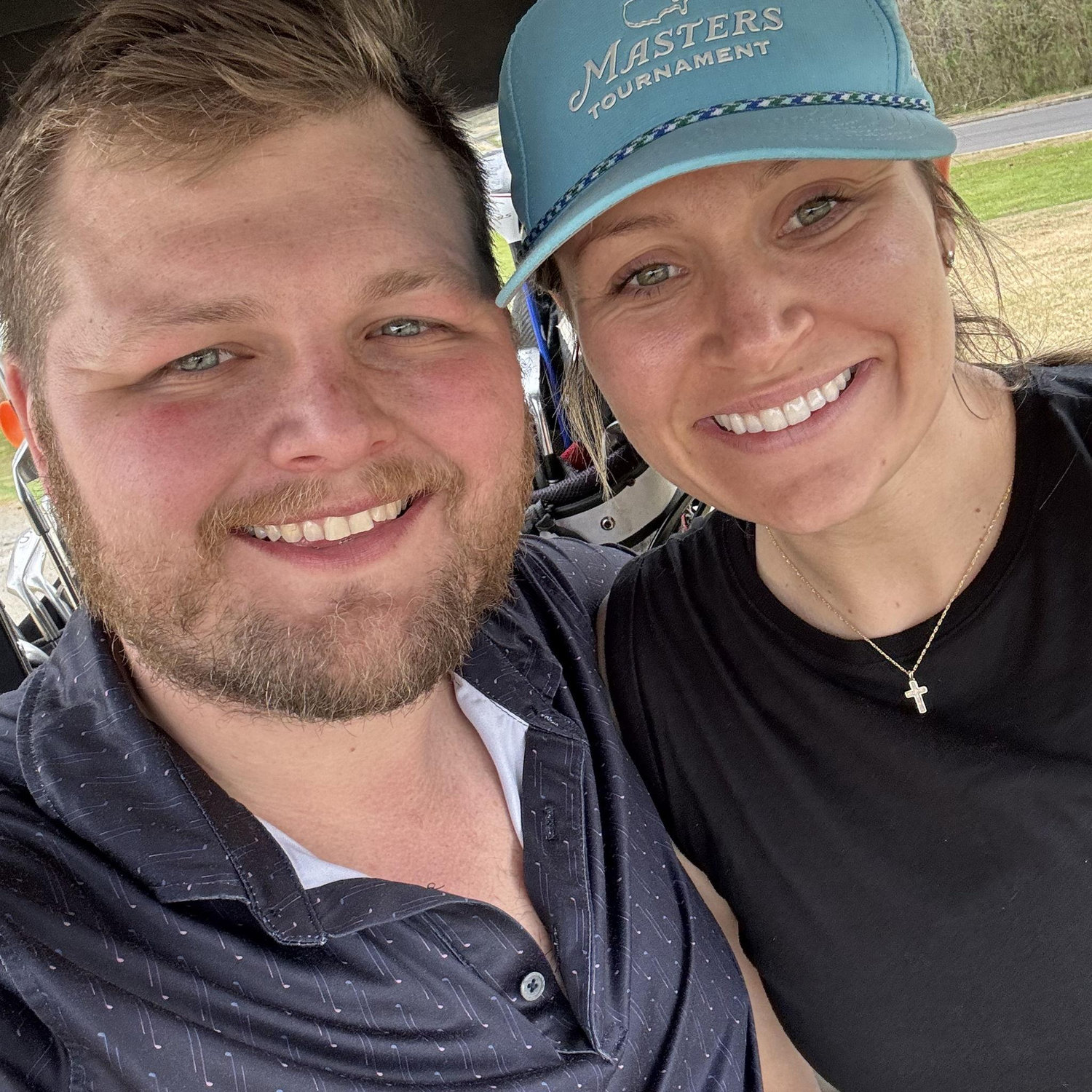 Dal's and I first time golfing together
