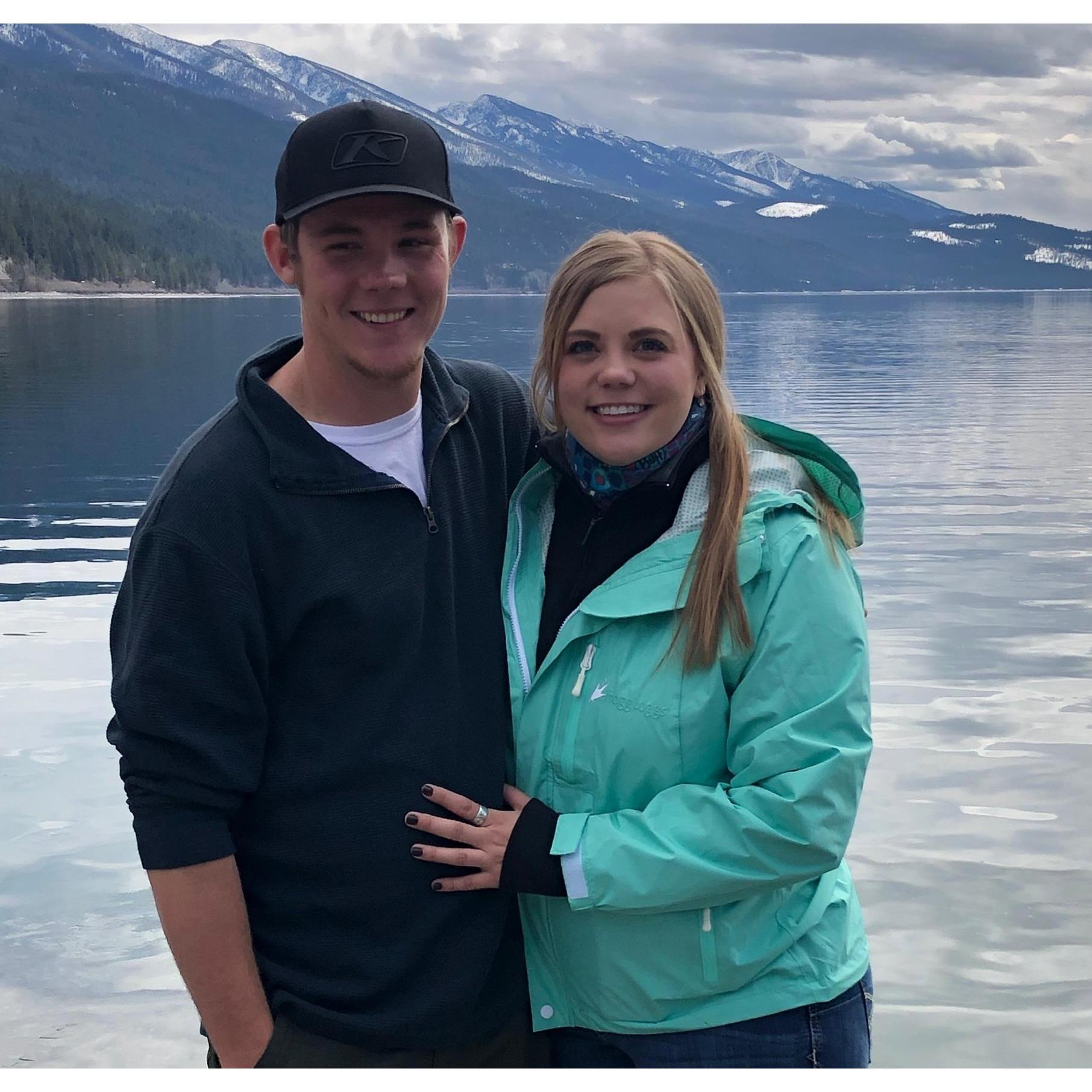 My first birthday spent with Zeb. We went fishing at Flathead Lake.