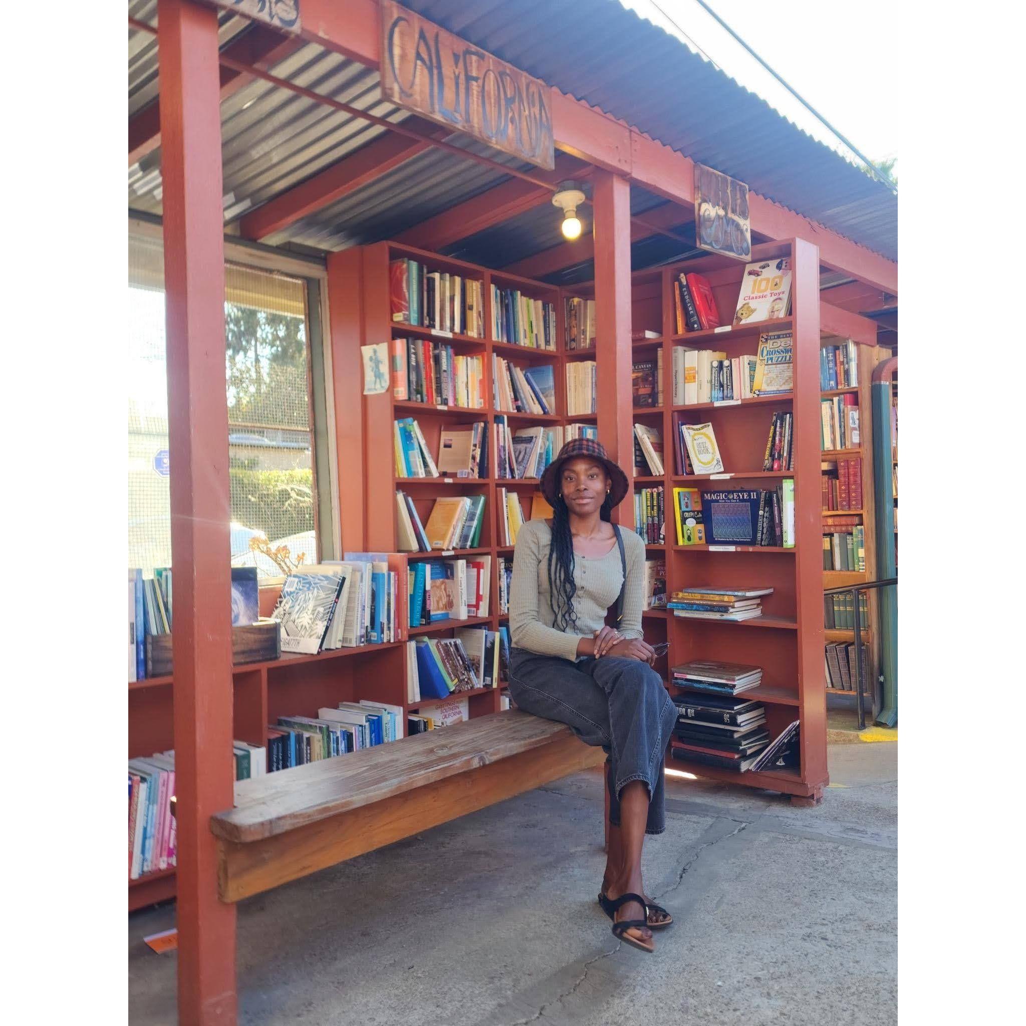 He surprised me with a trip to the biggest outdoor library. #happyplace