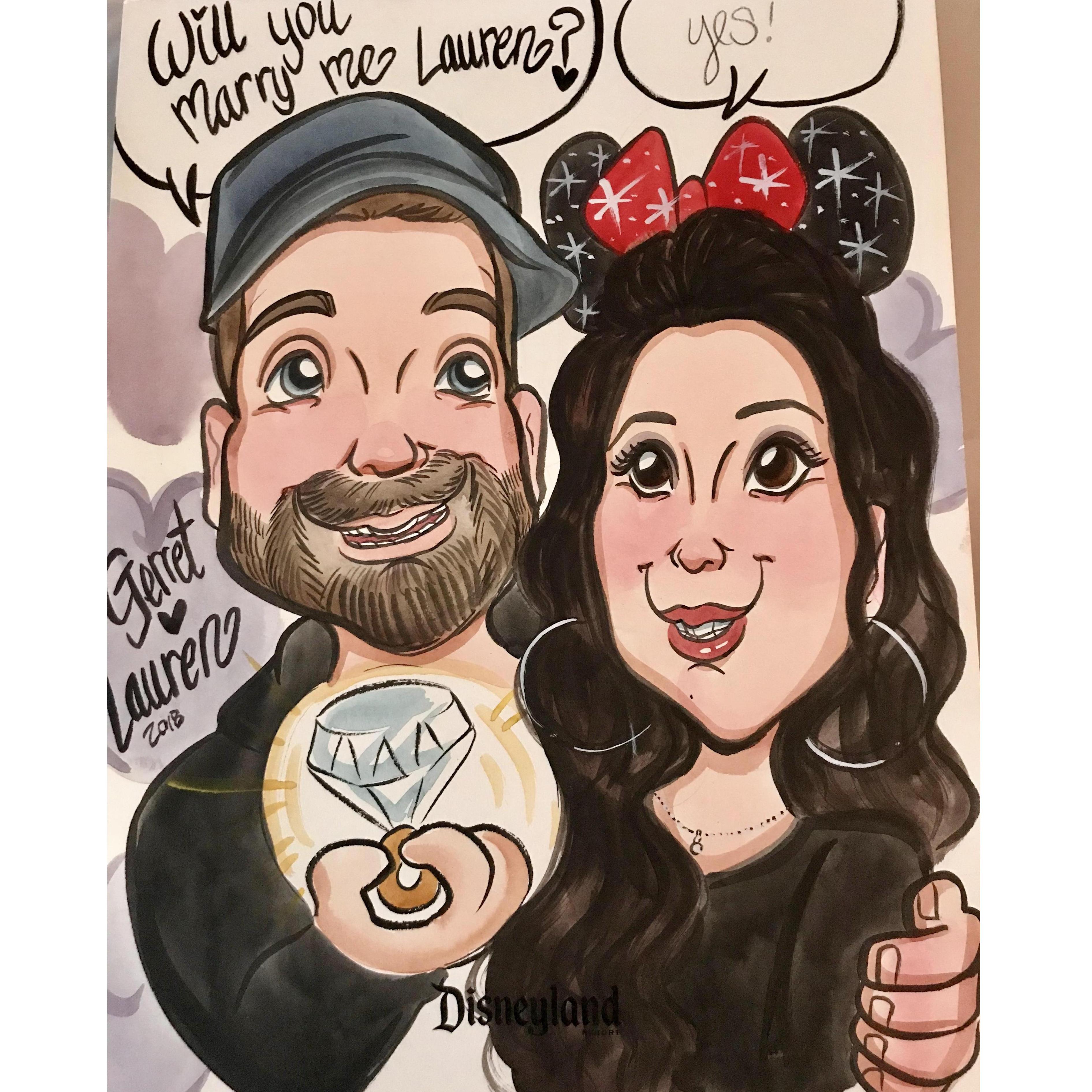 Engagement by caricature ;)