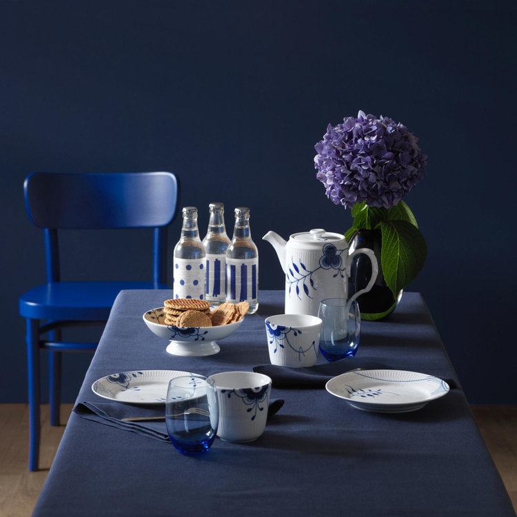Royal Copenhagen, Blue Fluted Mega Salad Plate | Zola