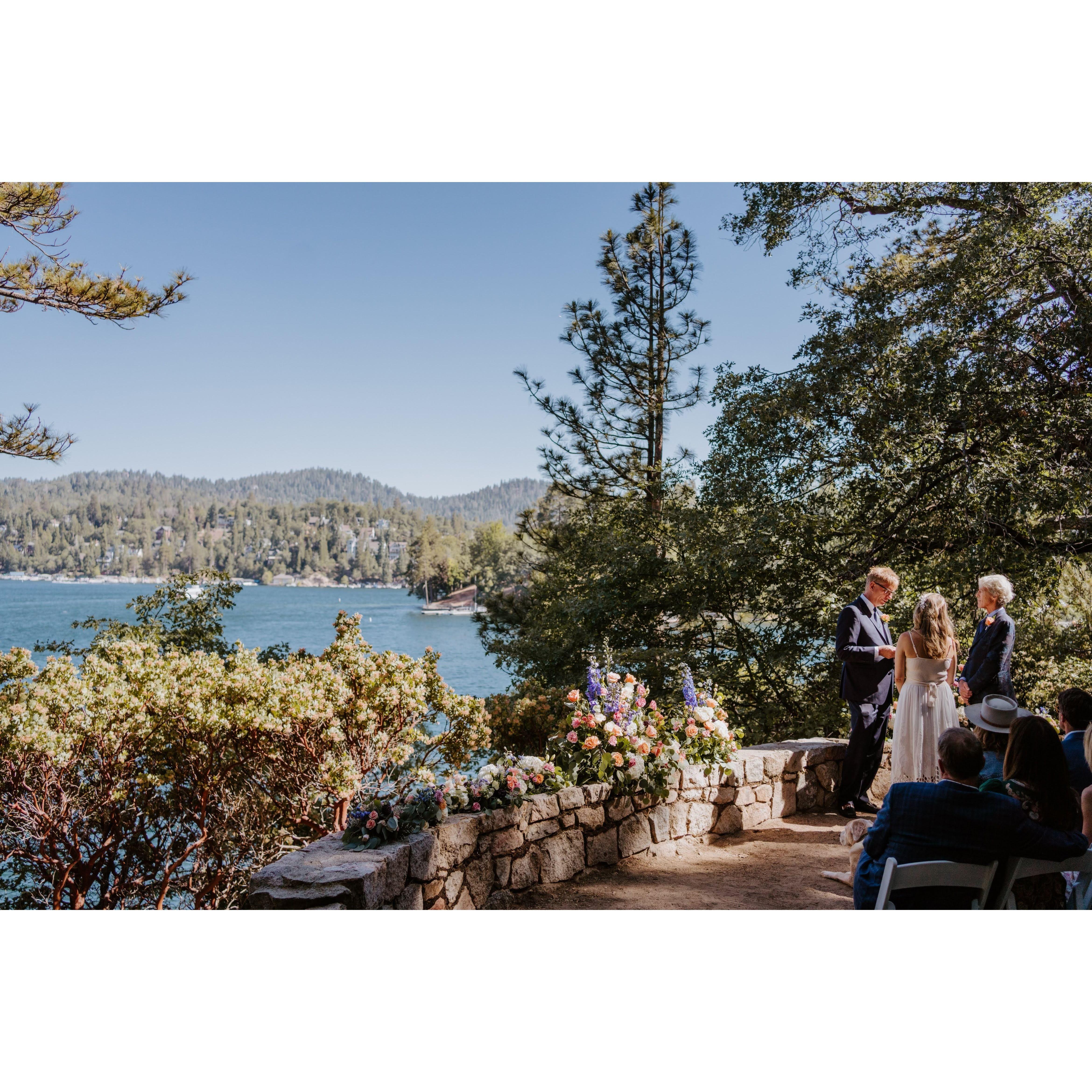 Inspiration point for our vows to each other.